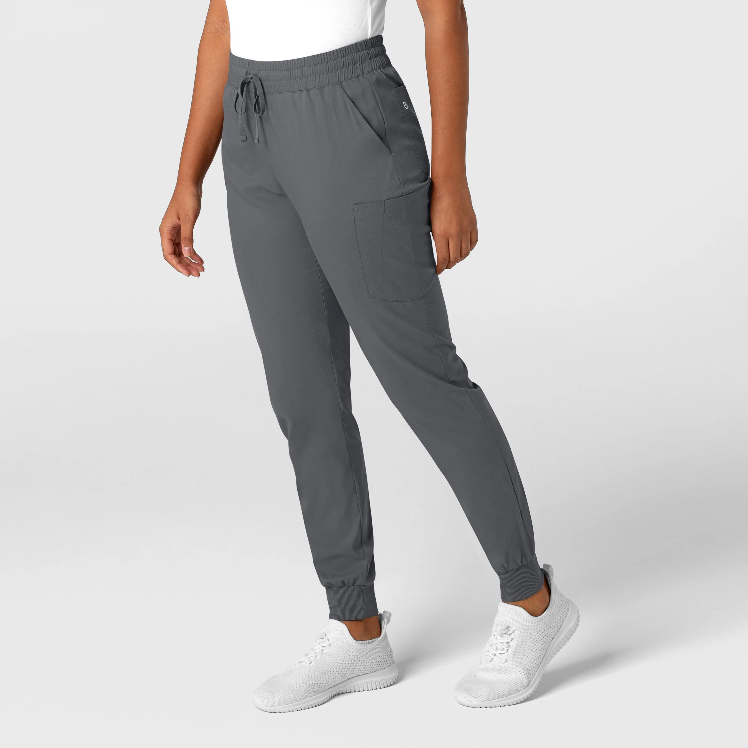 Boundless Women's Jogger Scrub Pant - Pewter - Image 4