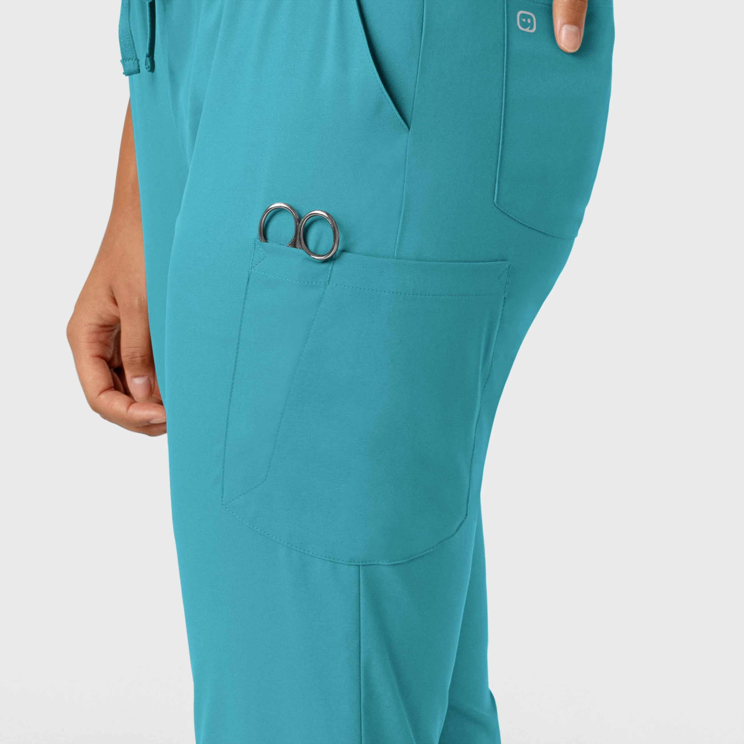 Boundless Women's Jogger Scrub Pant - Teal - Image 6