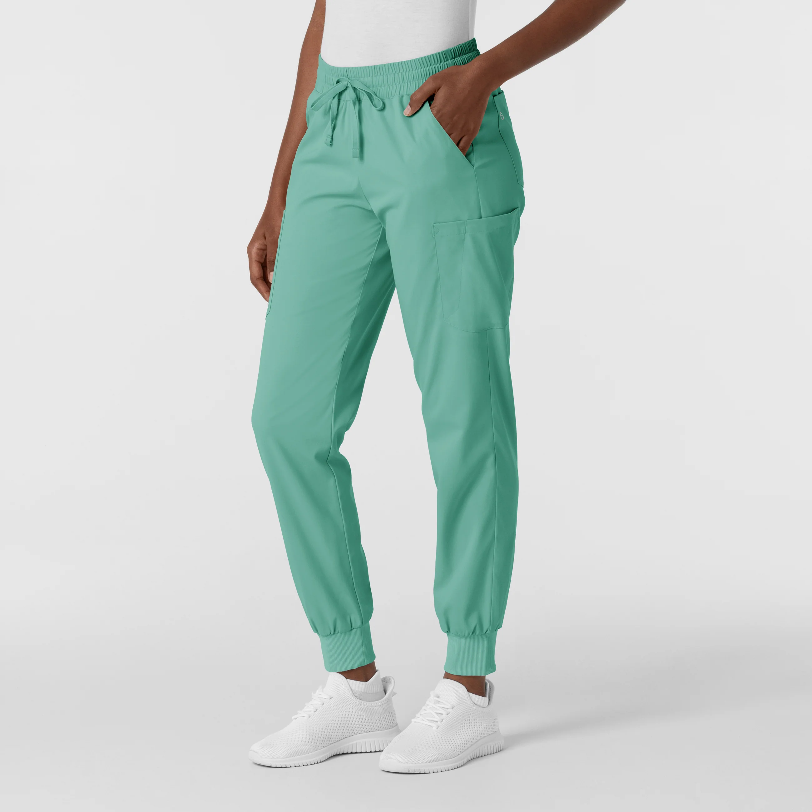 Boundless Women's Jogger Scrub Pant - Turquoise - Image 4