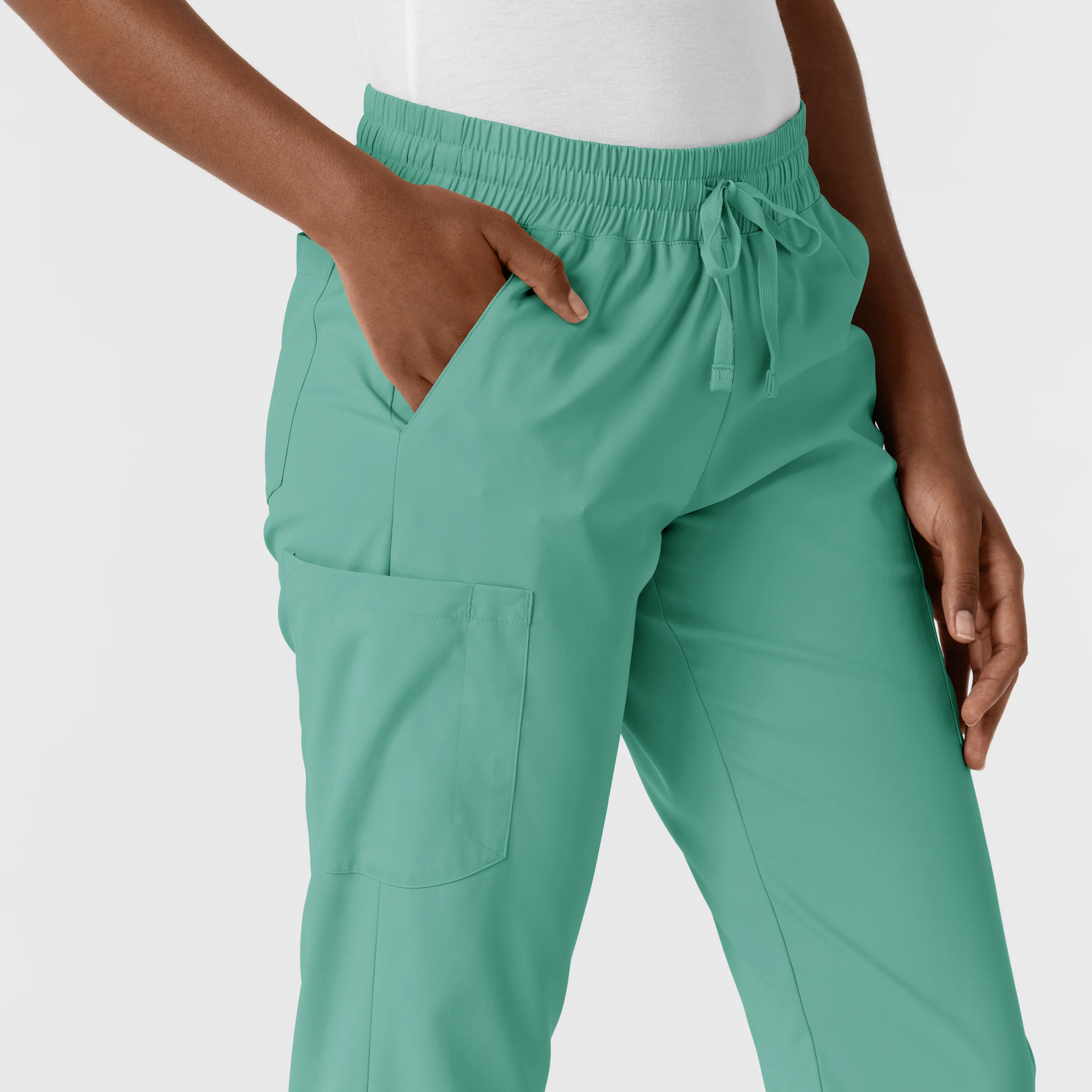 Boundless Women's Jogger Scrub Pant - Turquoise - Image 6