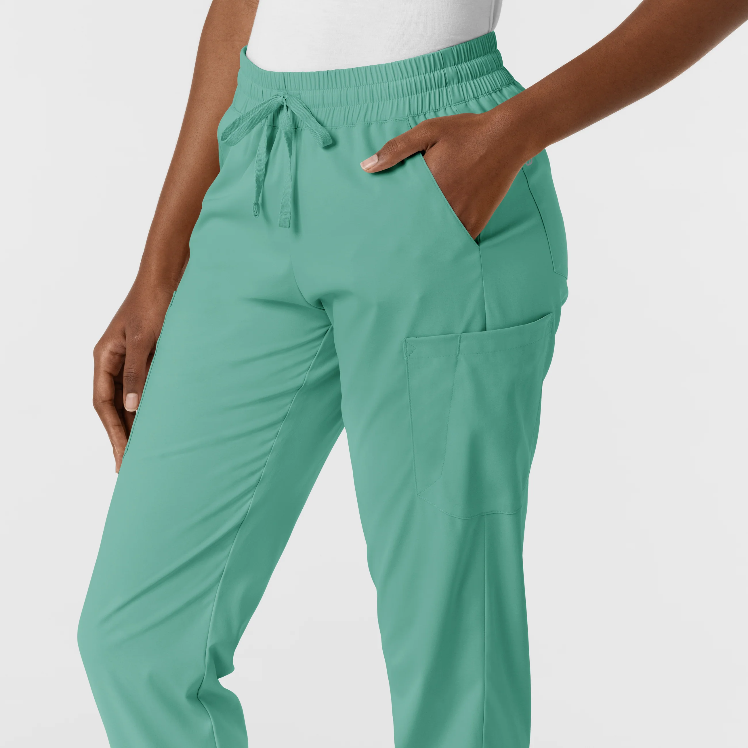 Boundless Women's Jogger Scrub Pant - Turquoise - Image 7