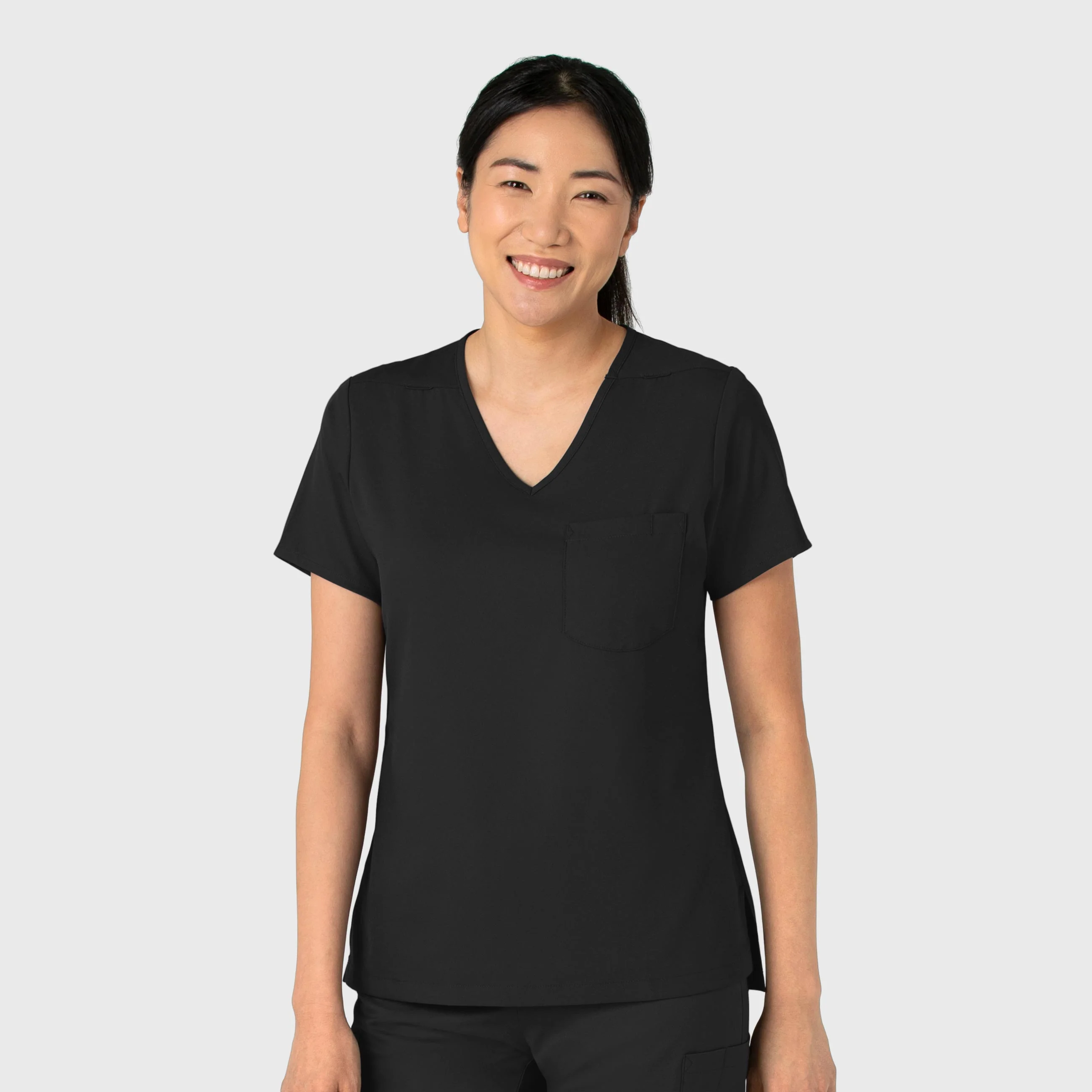 Boundless Women's Tuck-In Scrub Top - Black - Image 4