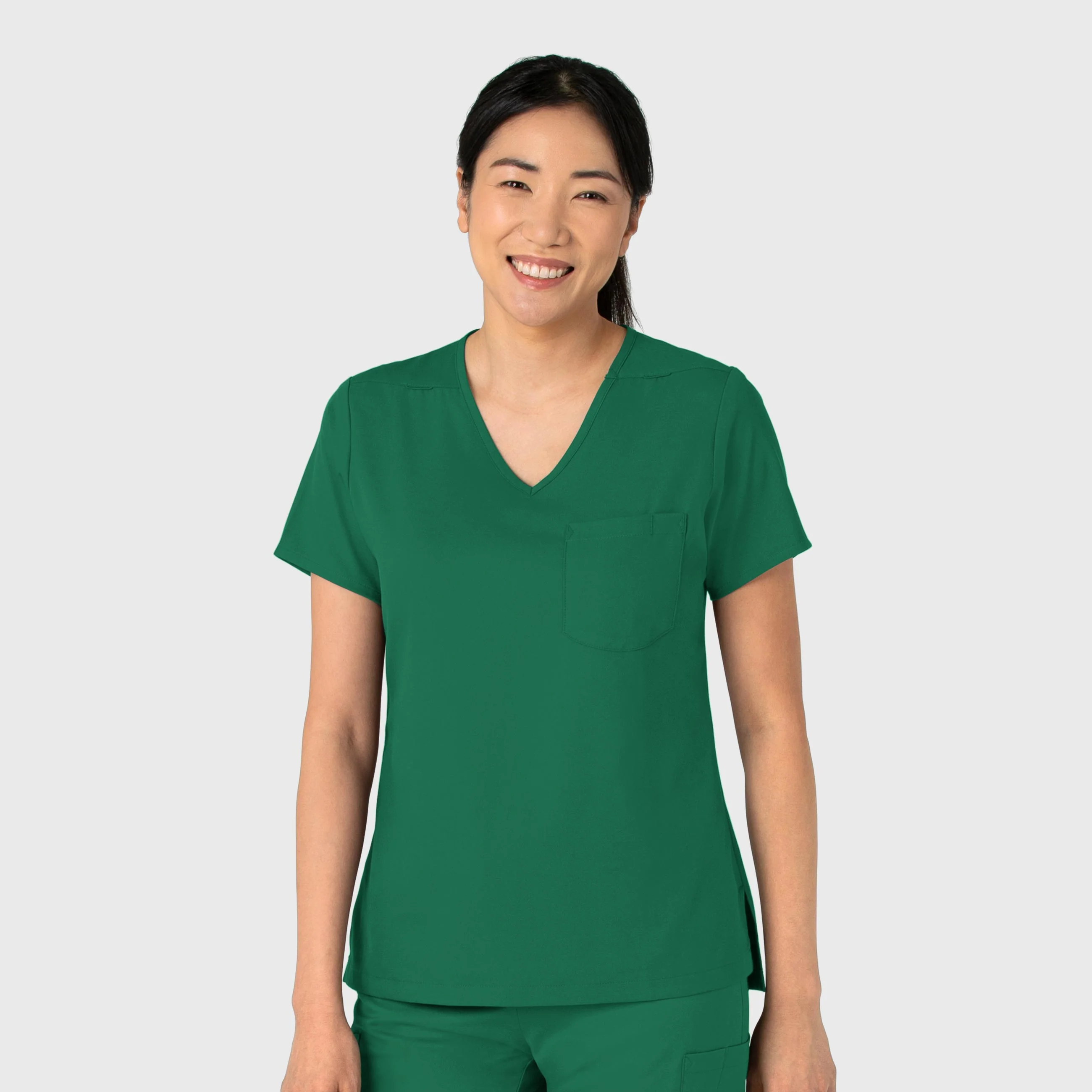 Boundless Women's Tuck-In Scrub Top - Hunter - Image 4