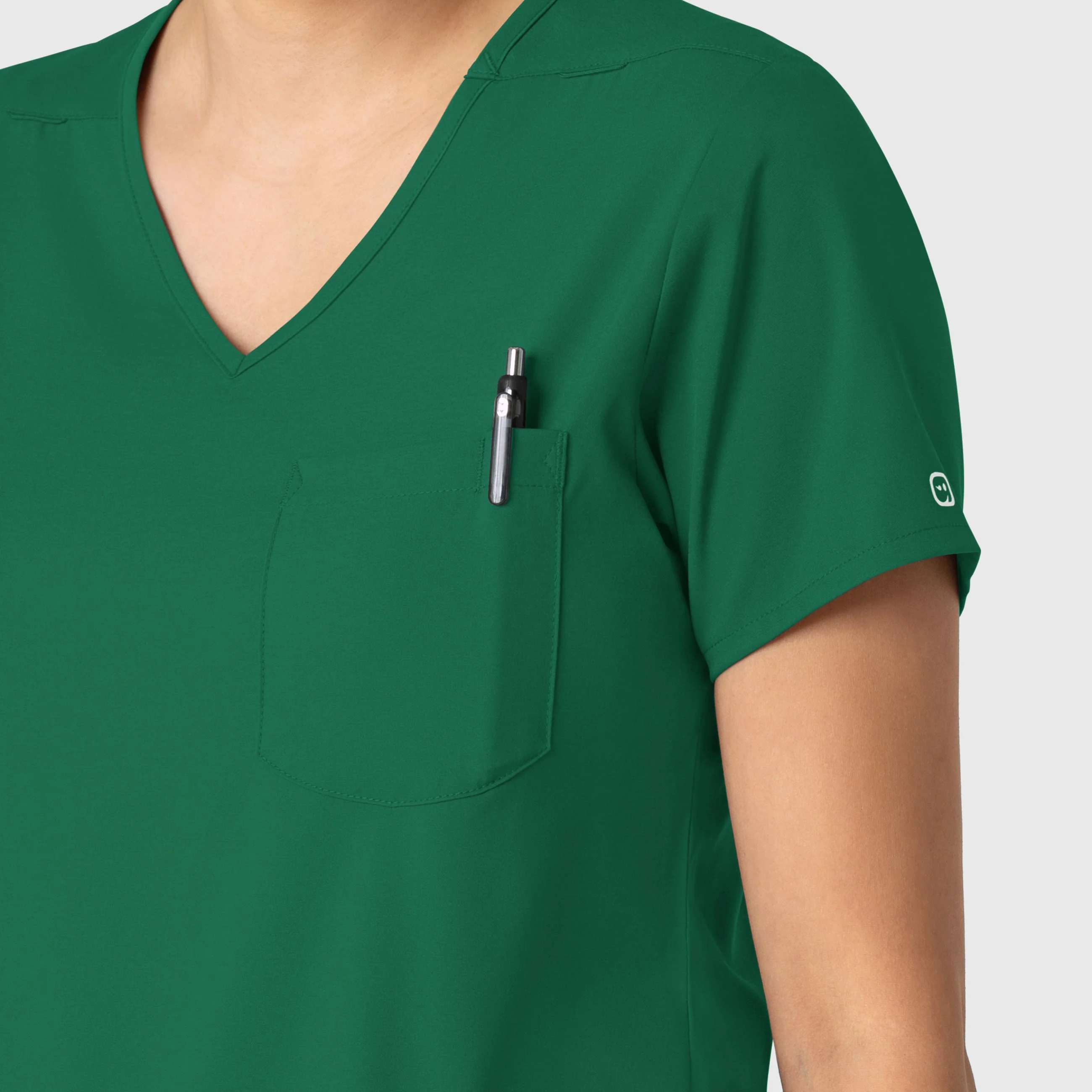 Boundless Women's Tuck-In Scrub Top - Hunter - Image 8