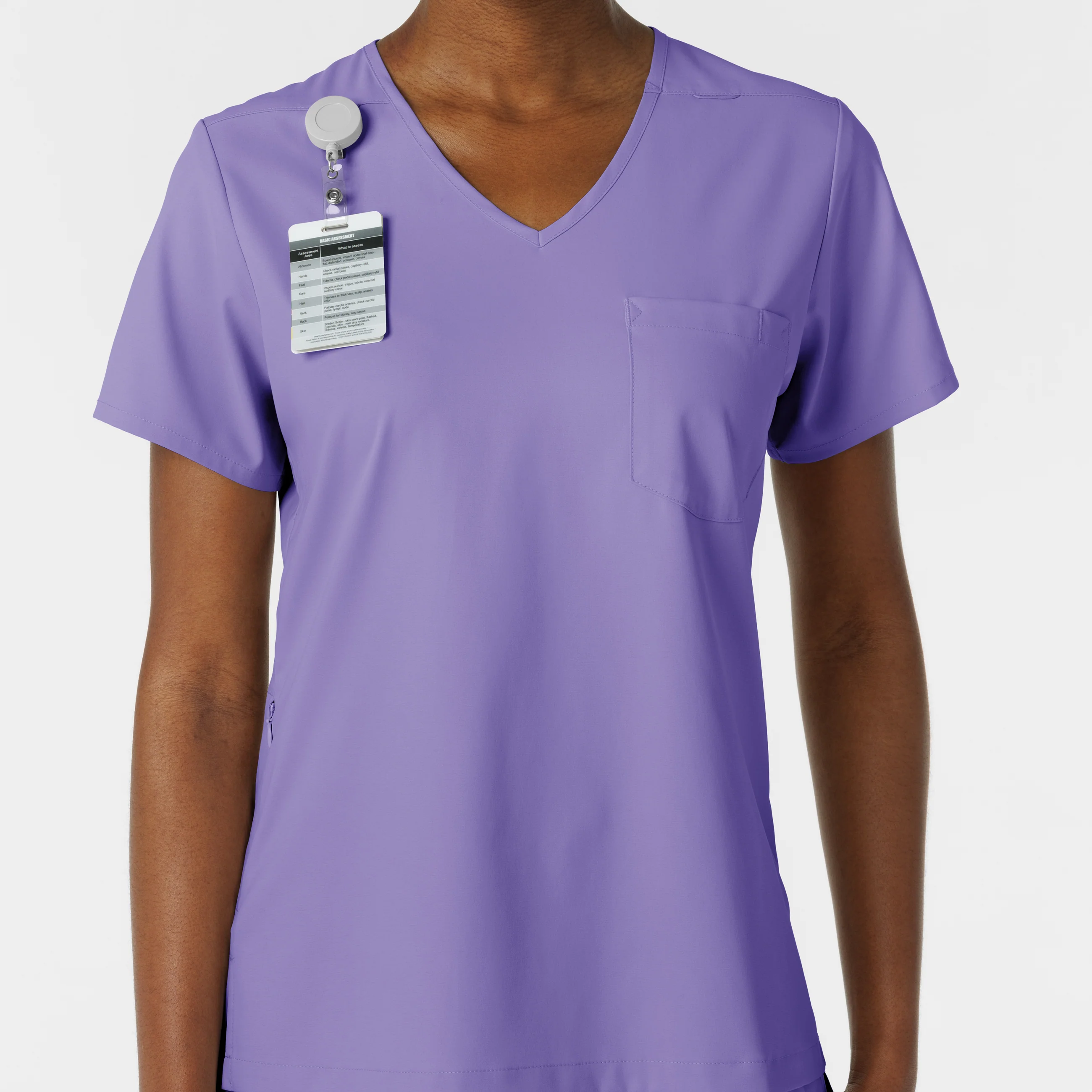Boundless Women's Tuck-In Scrub Top - Iris Purple - Image 7
