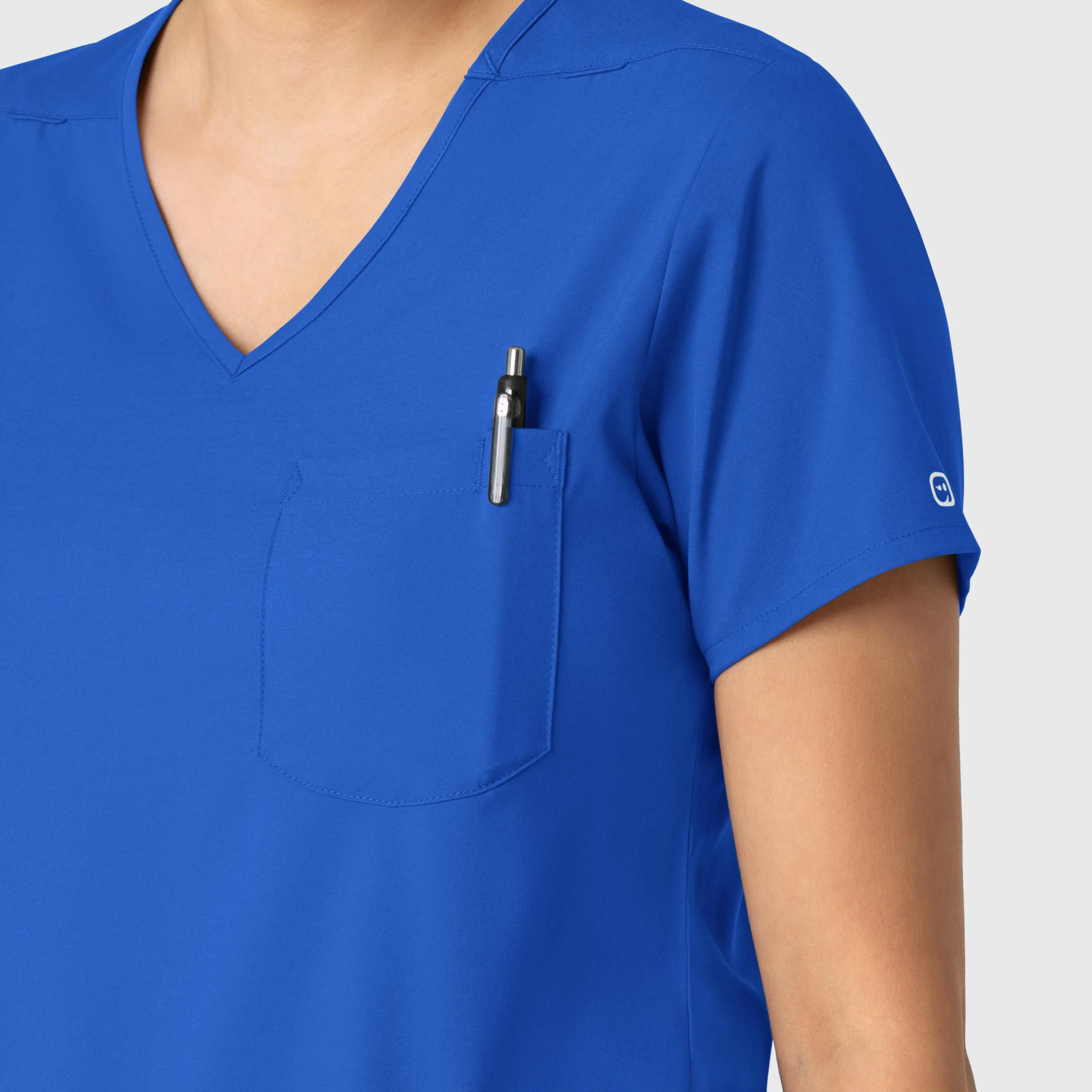 Boundless Women's Tuck-In Scrub Top - Royal - Image 8