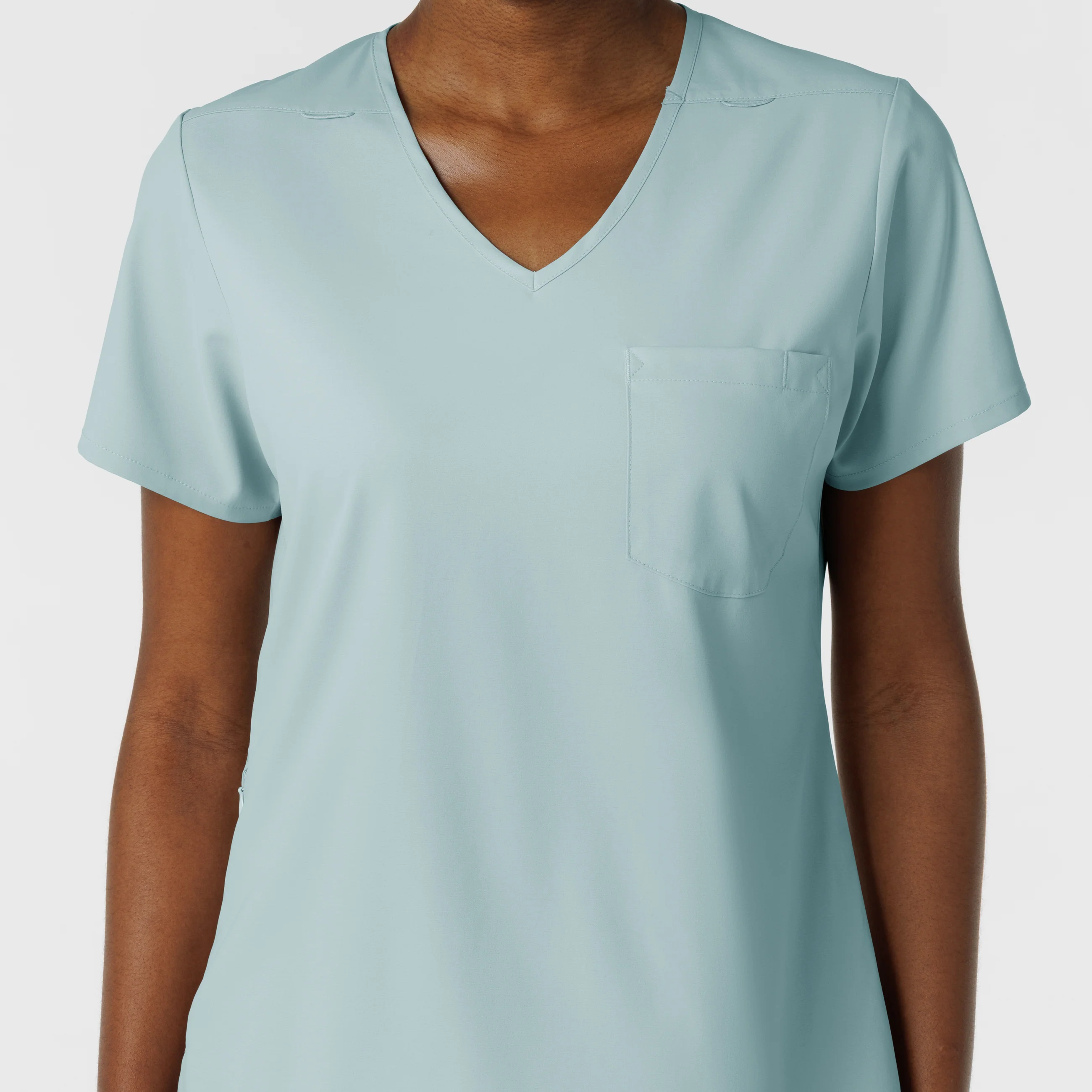 Boundless Women's Tuck-In Scrub Top - Sky Blue - Image 5