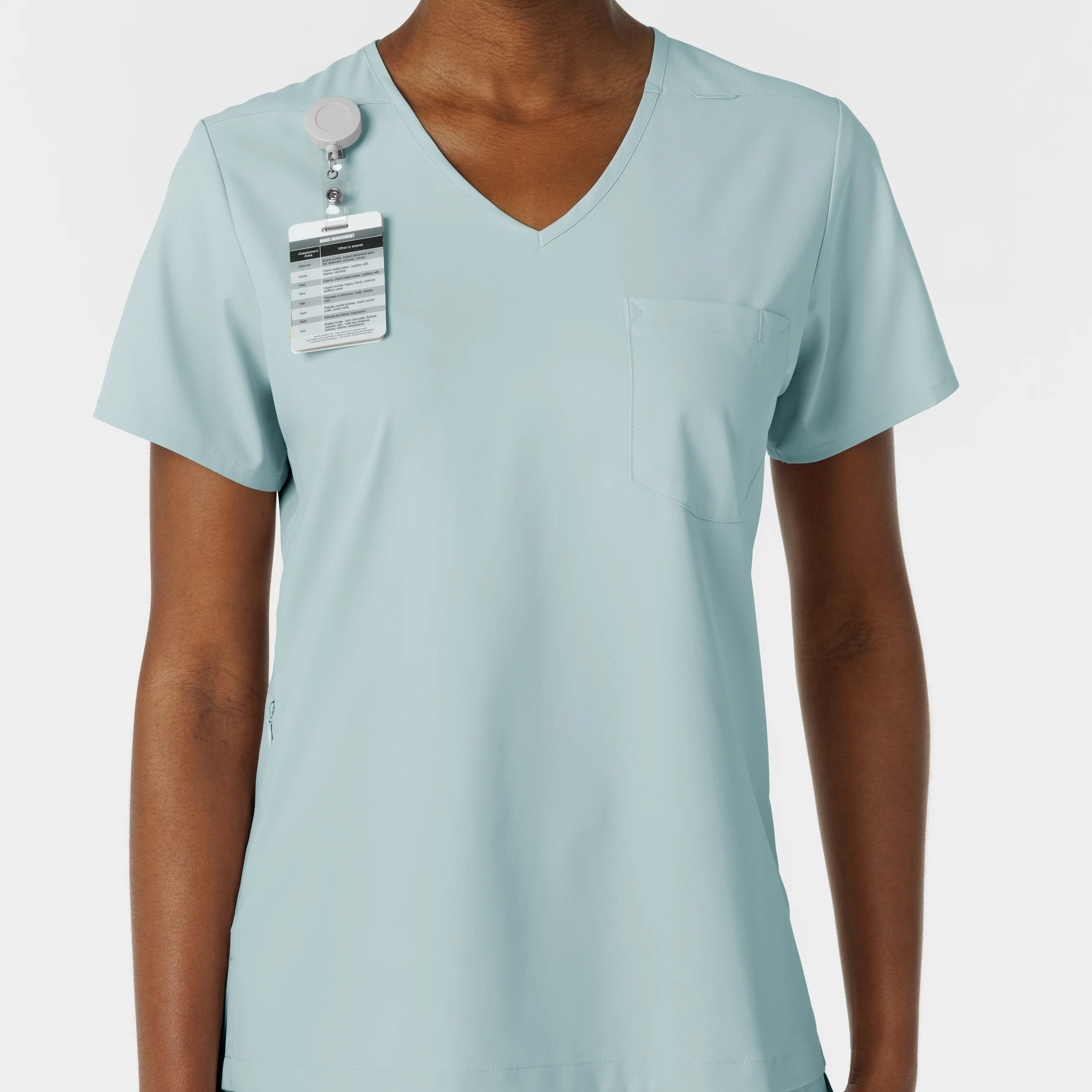 Boundless Women's Tuck-In Scrub Top - Sky Blue - Image 6