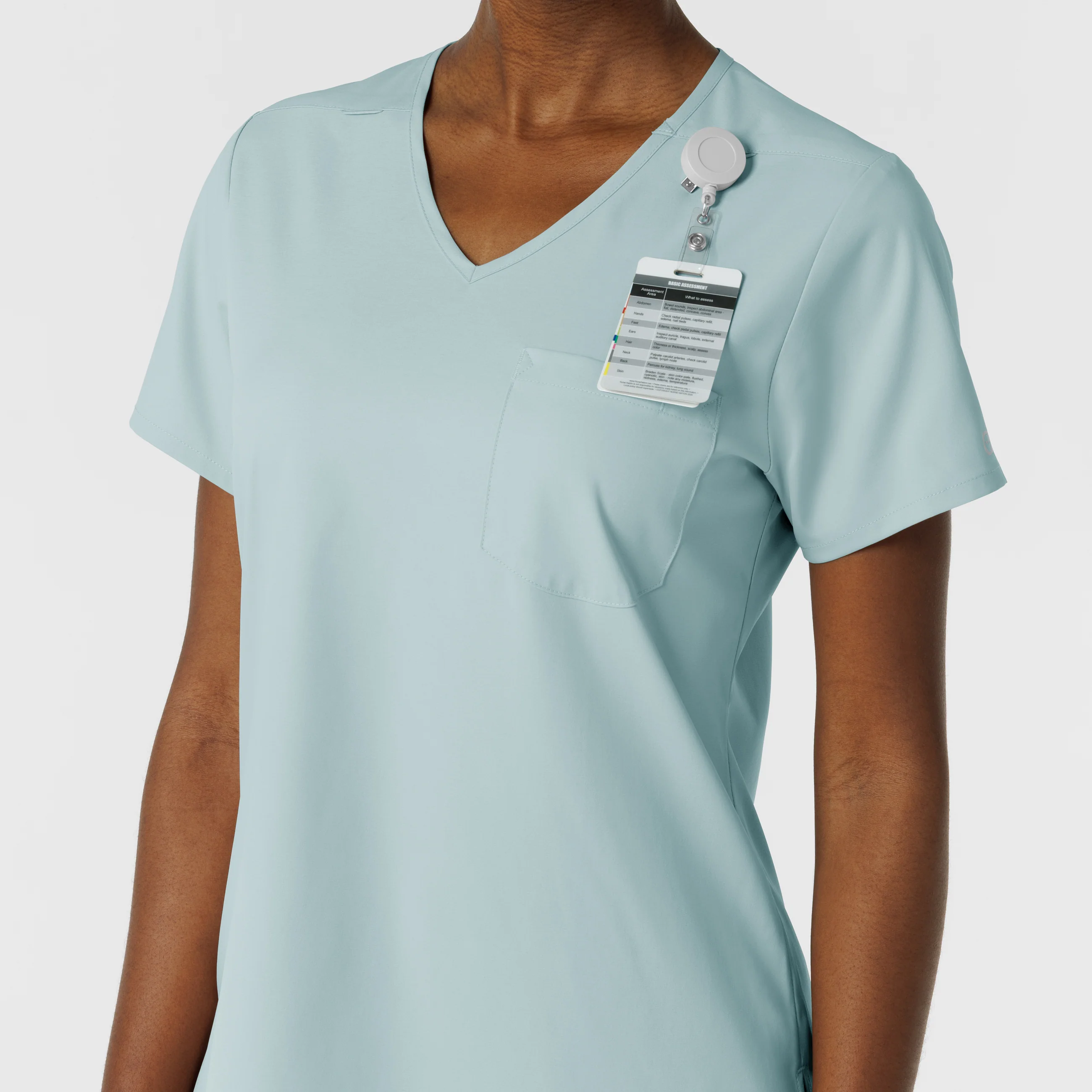Boundless Women's Tuck-In Scrub Top - Sky Blue - Image 7