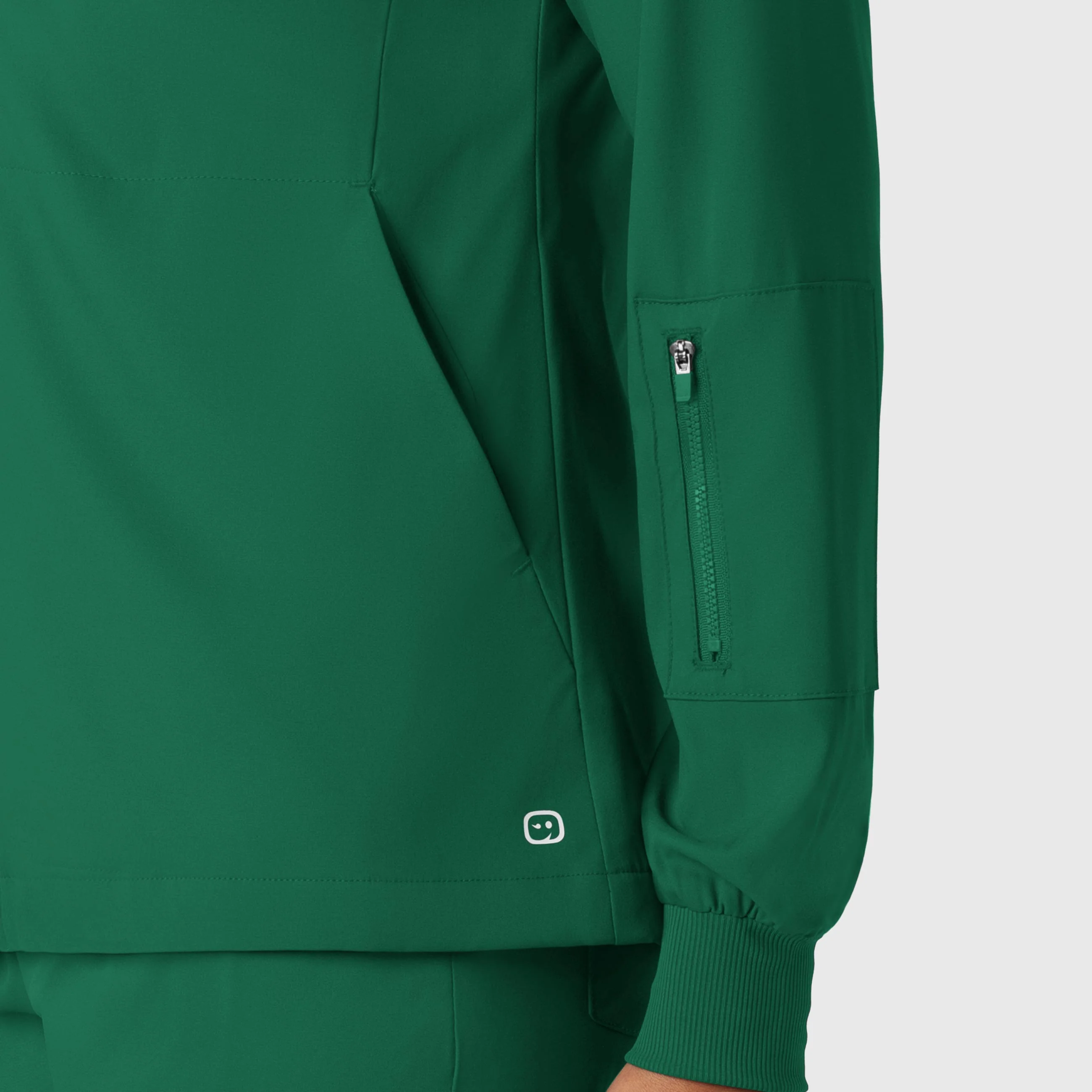 Boundless Women's Warm Up Scrub Jacket - Hunter - Image 6