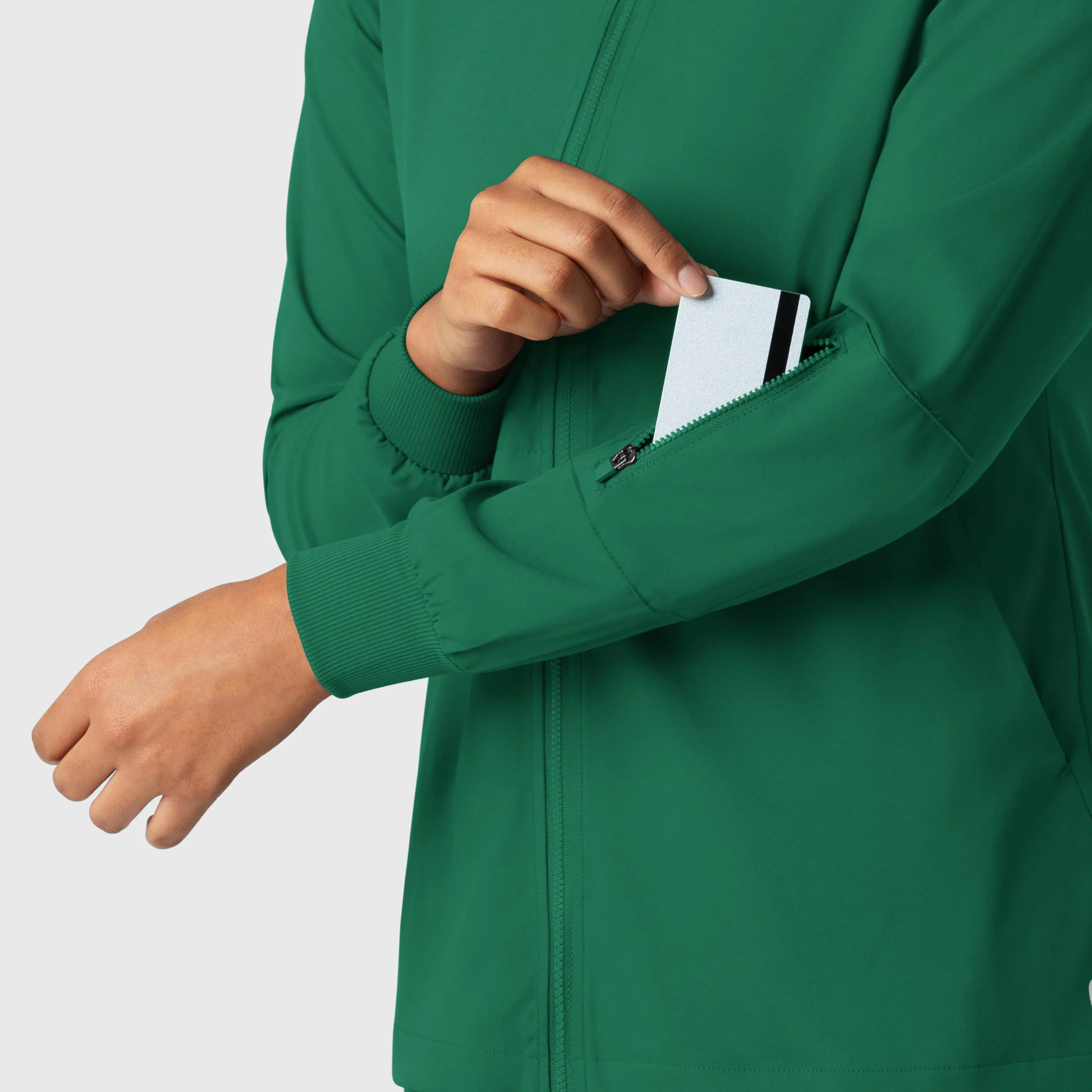Boundless Women's Warm Up Scrub Jacket - Hunter - Image 7