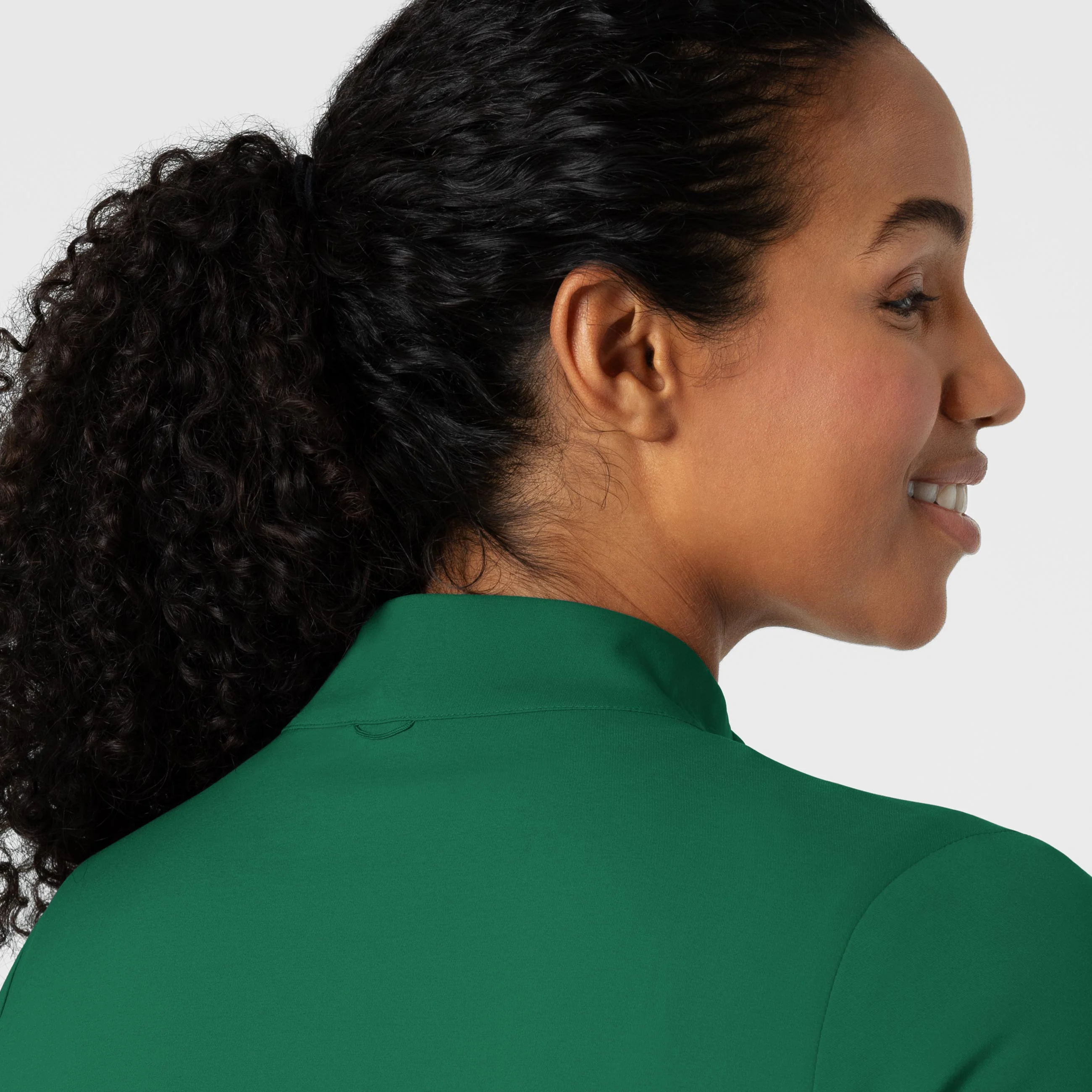Boundless Women's Warm Up Scrub Jacket - Hunter - Image 8