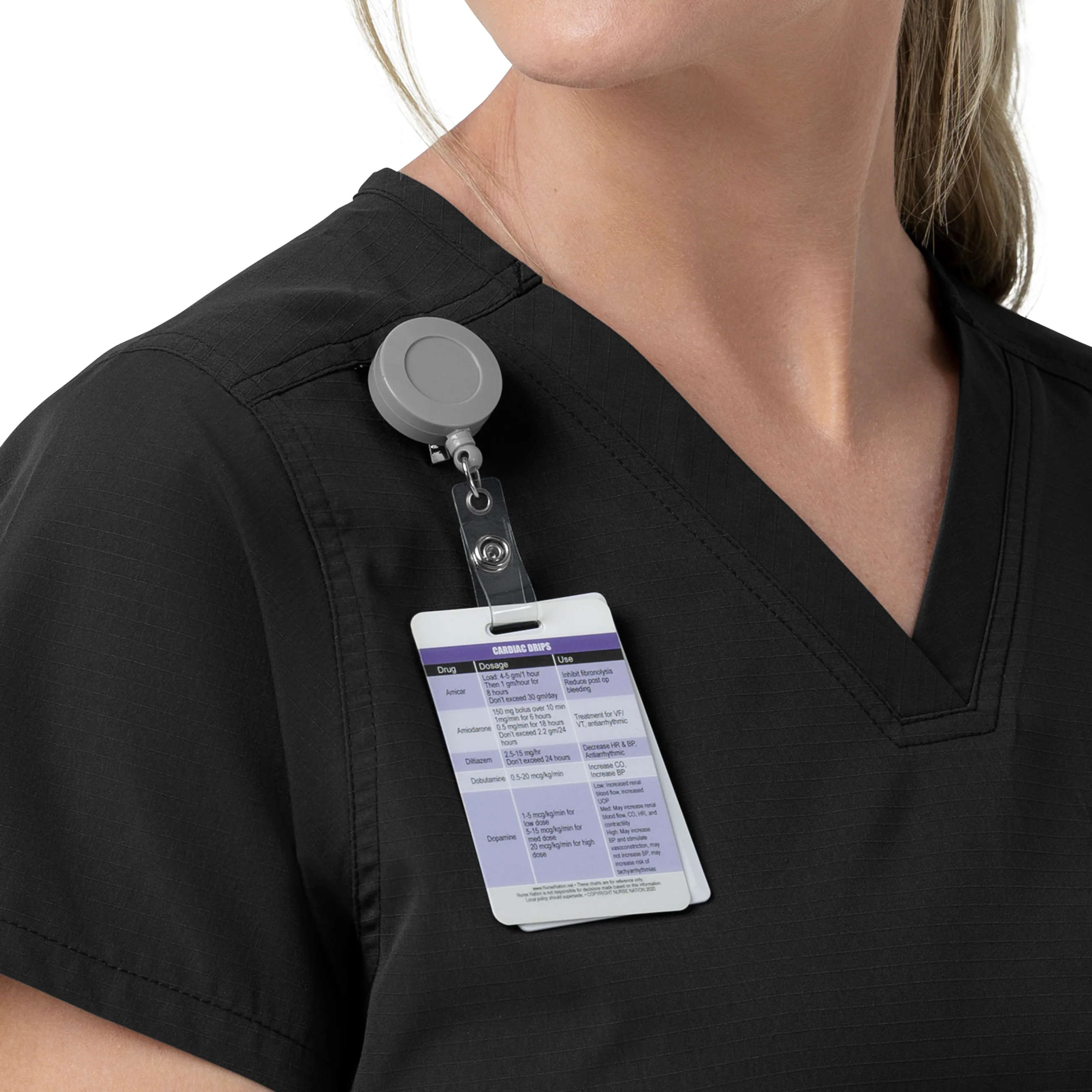 Carhartt Rugged Flex FLD Women's V-Neck Scrub Top - Black - Image 8