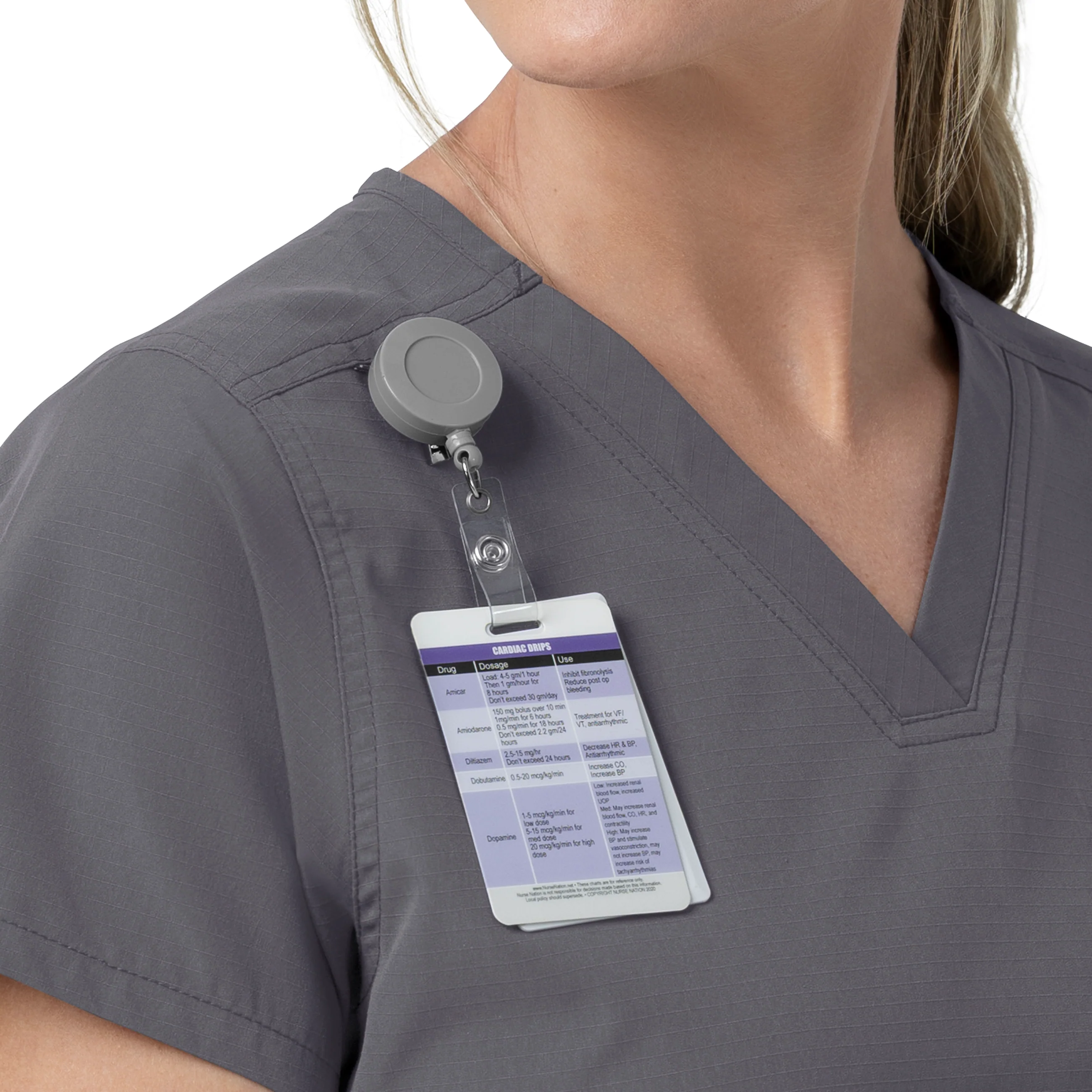 Carhartt Rugged Flex FLD Women's V-Neck Scrub Top - Pewter - Image 8
