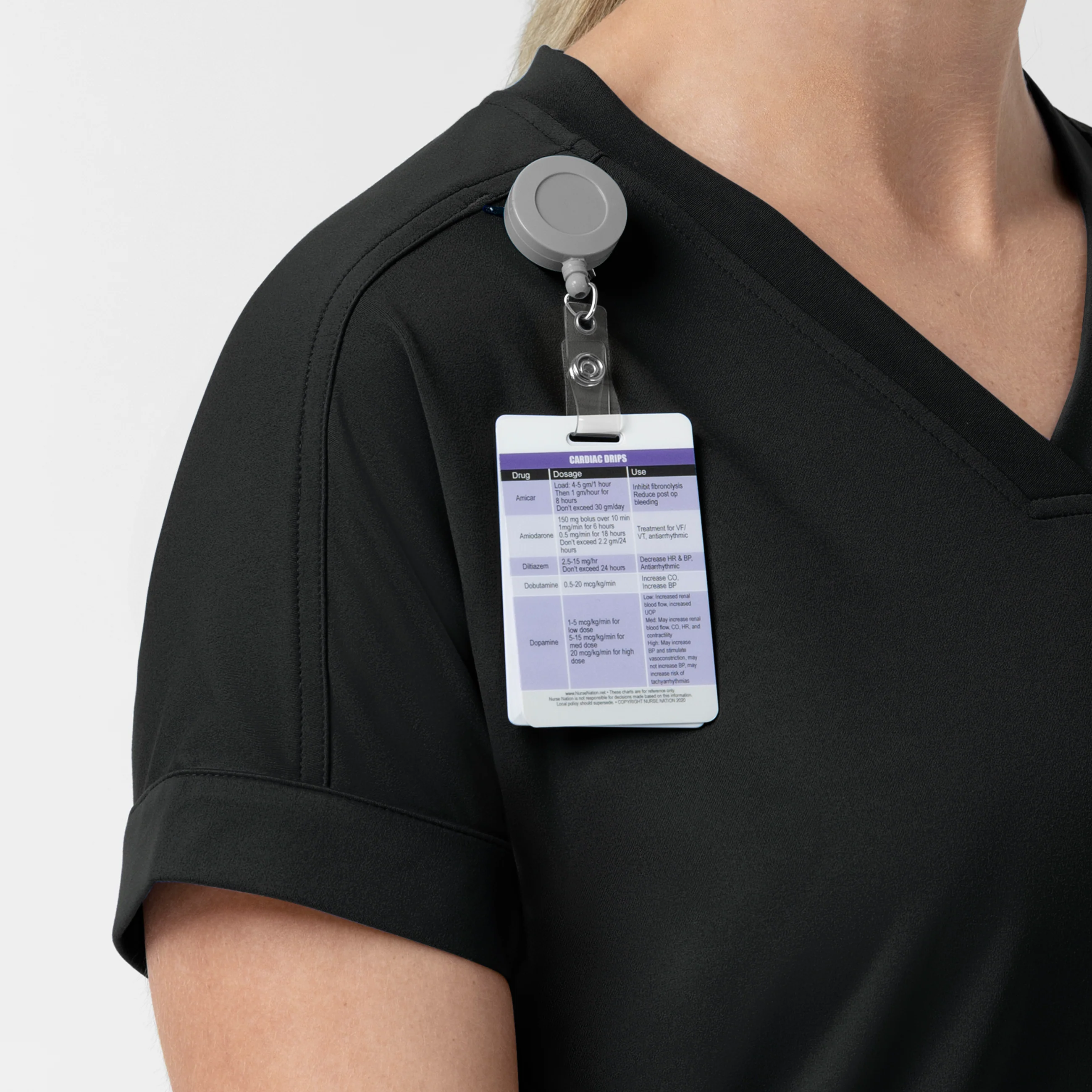 Carhartt Force Cross-Flex Knit Women's V-Neck Scrub Top - Black - Image 9