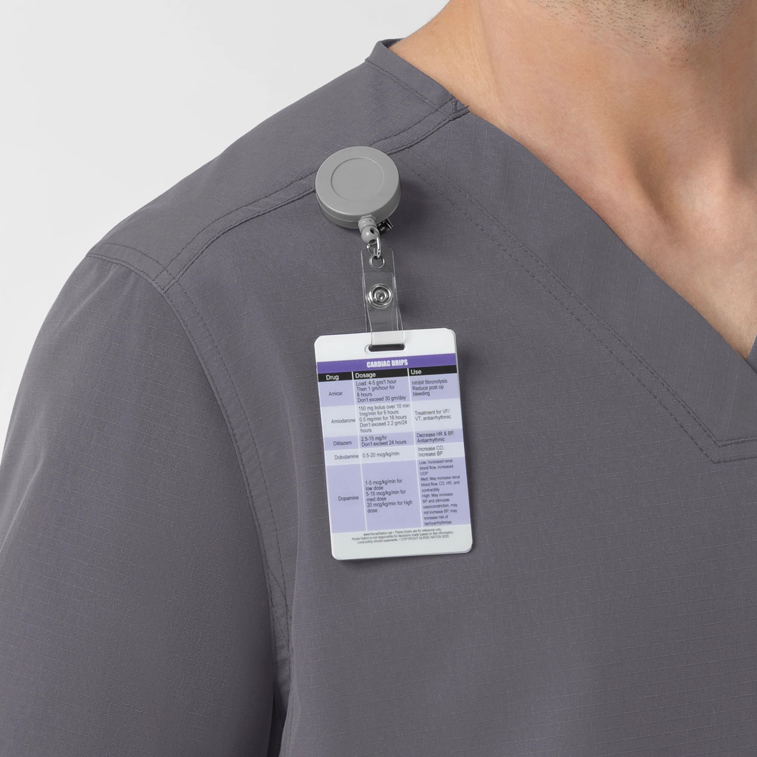 Carhartt Rugged Flex FLD Men's Ripstop V-Neck Scrub Top - Pewter - Image 8