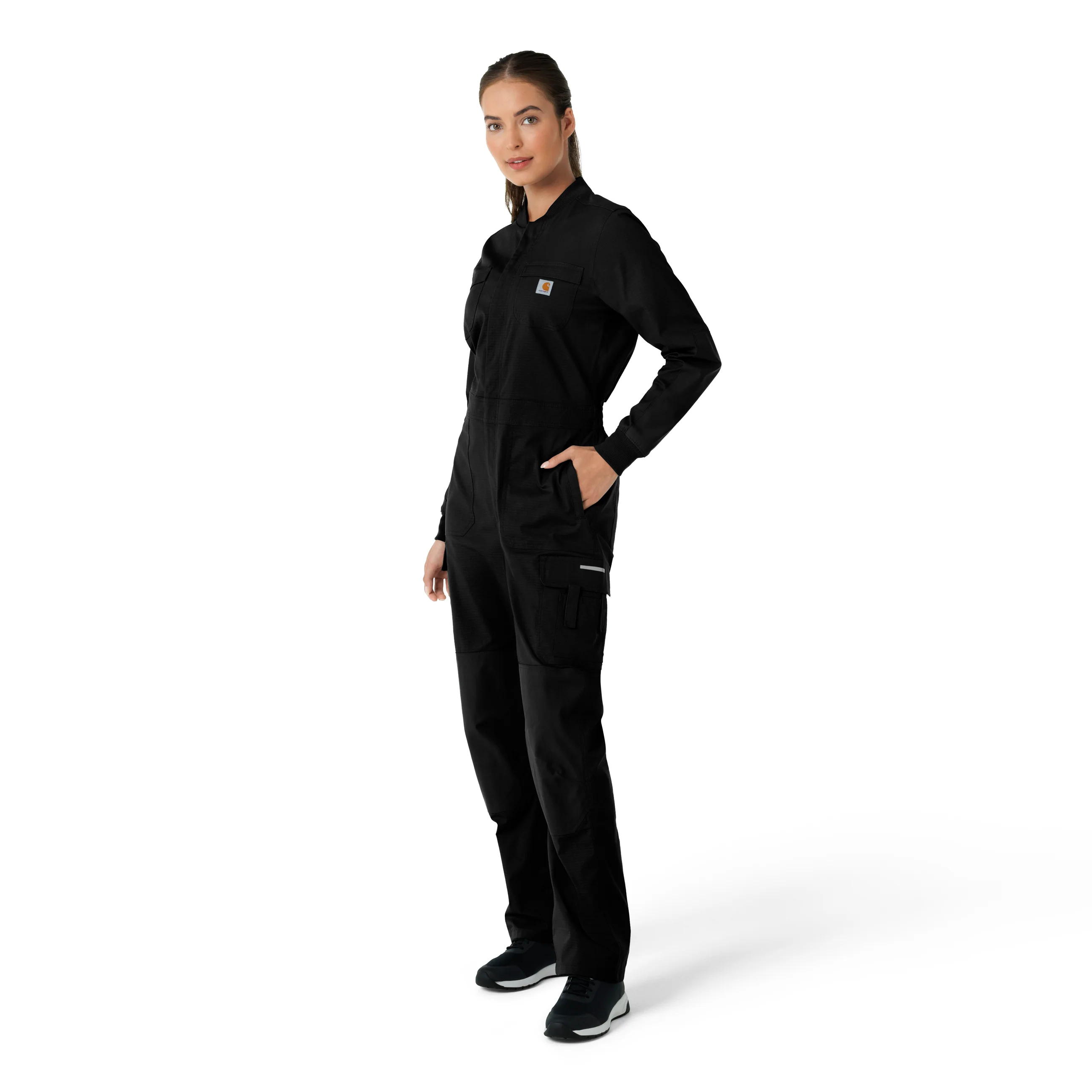 Carhartt Rugged Flex RSCU Women's Ripstop Coverall - Black - Image 4
