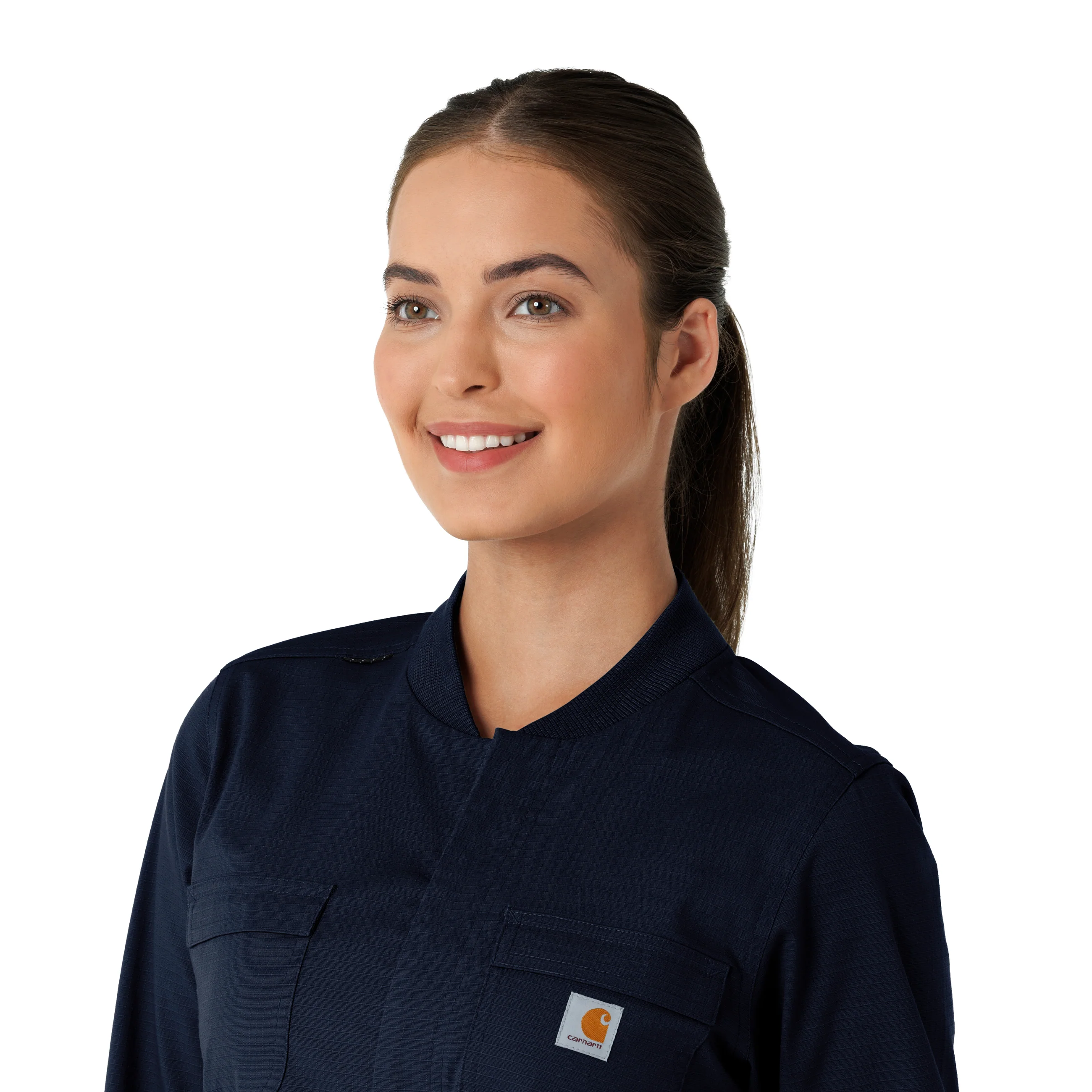 Carhartt Rugged Flex RSCU Women's Ripstop Coverall - Dark Navy - Image 5