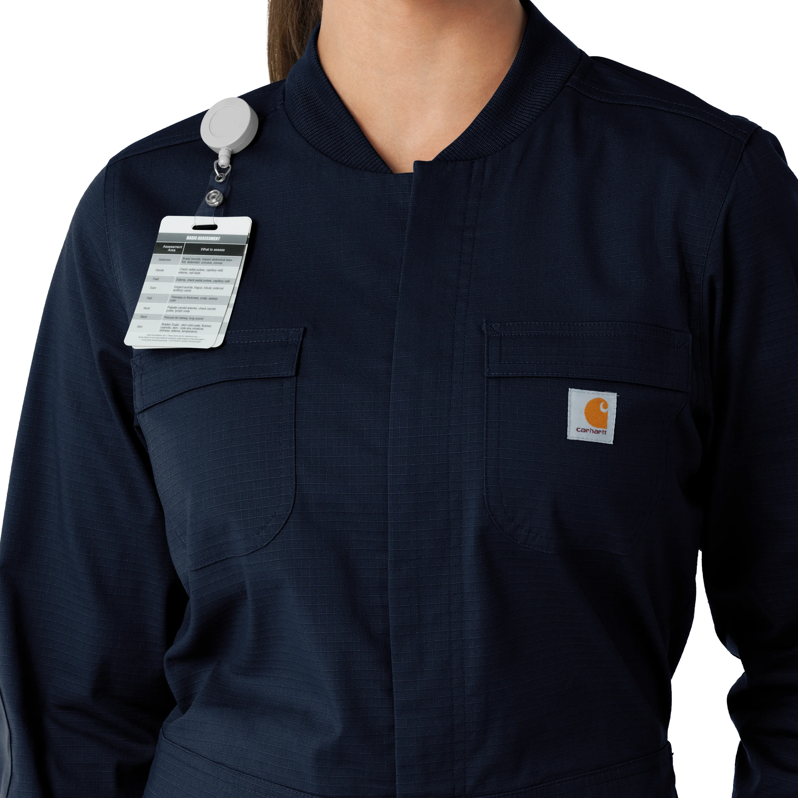 Carhartt Rugged Flex RSCU Women's Ripstop Coverall - Dark Navy - Image 7