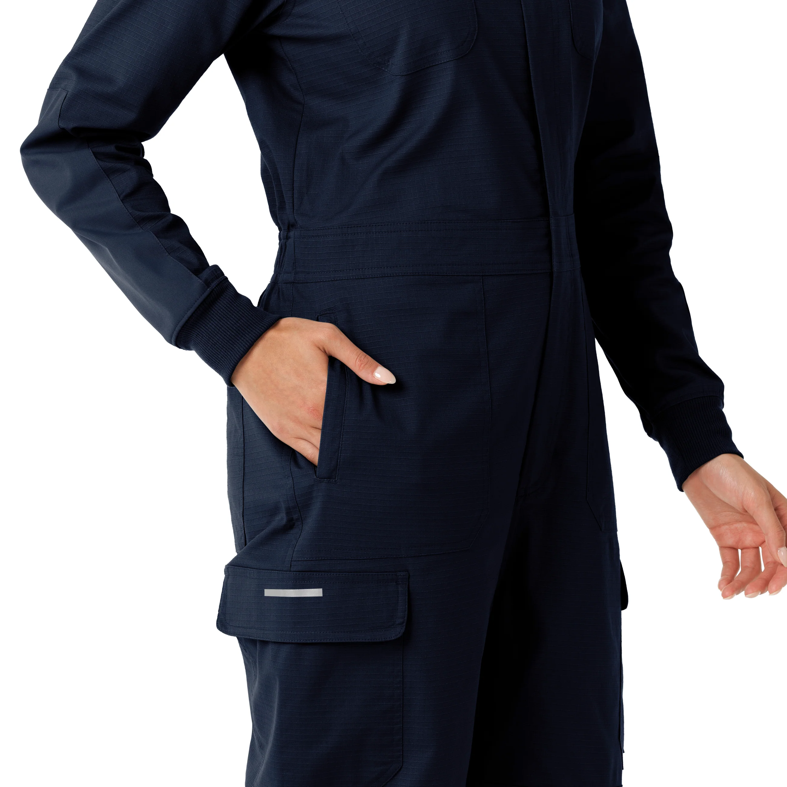 Carhartt Rugged Flex RSCU Women's Ripstop Coverall - Dark Navy - Image 9