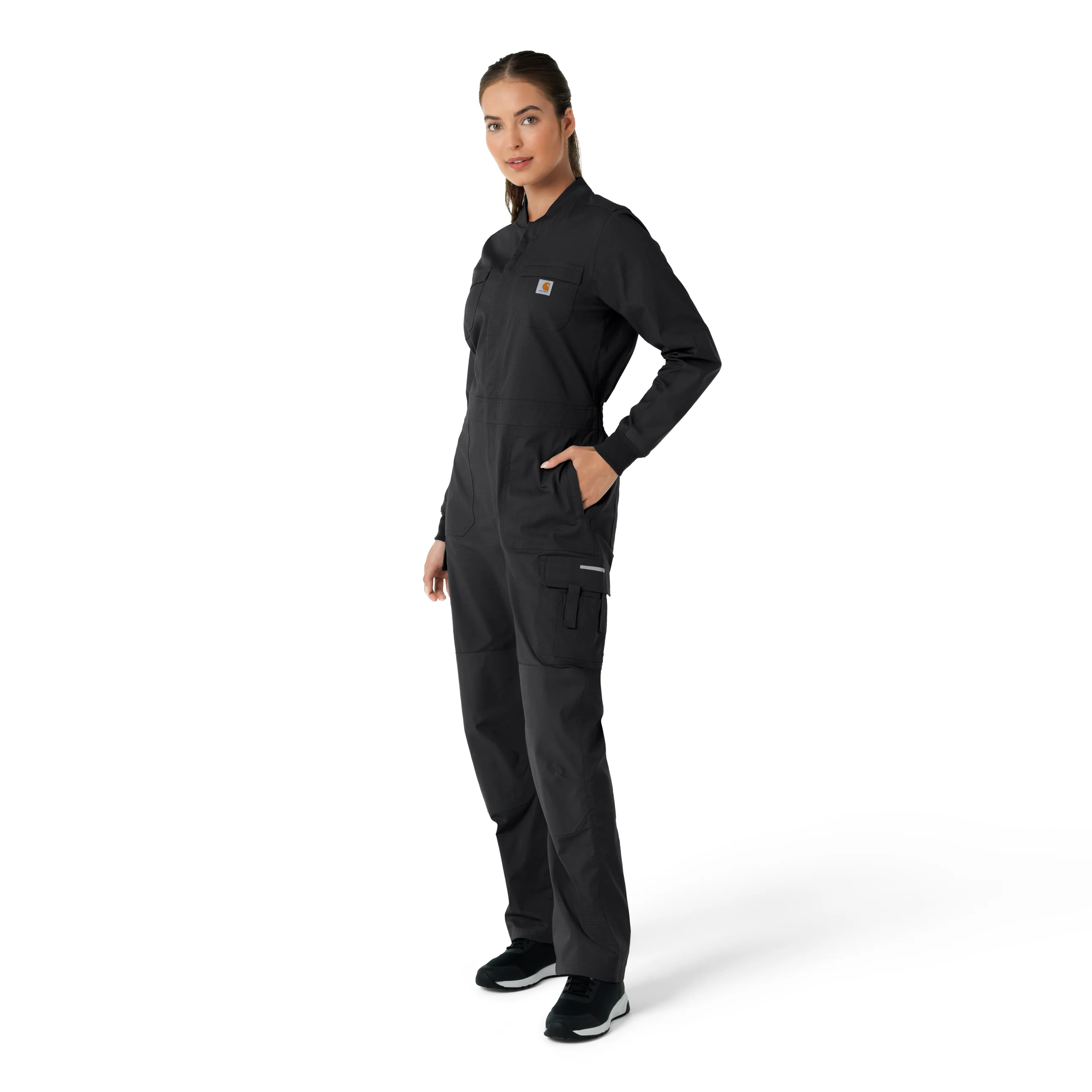 Carhartt Rugged Flex RSCU Women's Ripstop Coverall - Pewter - Image 4