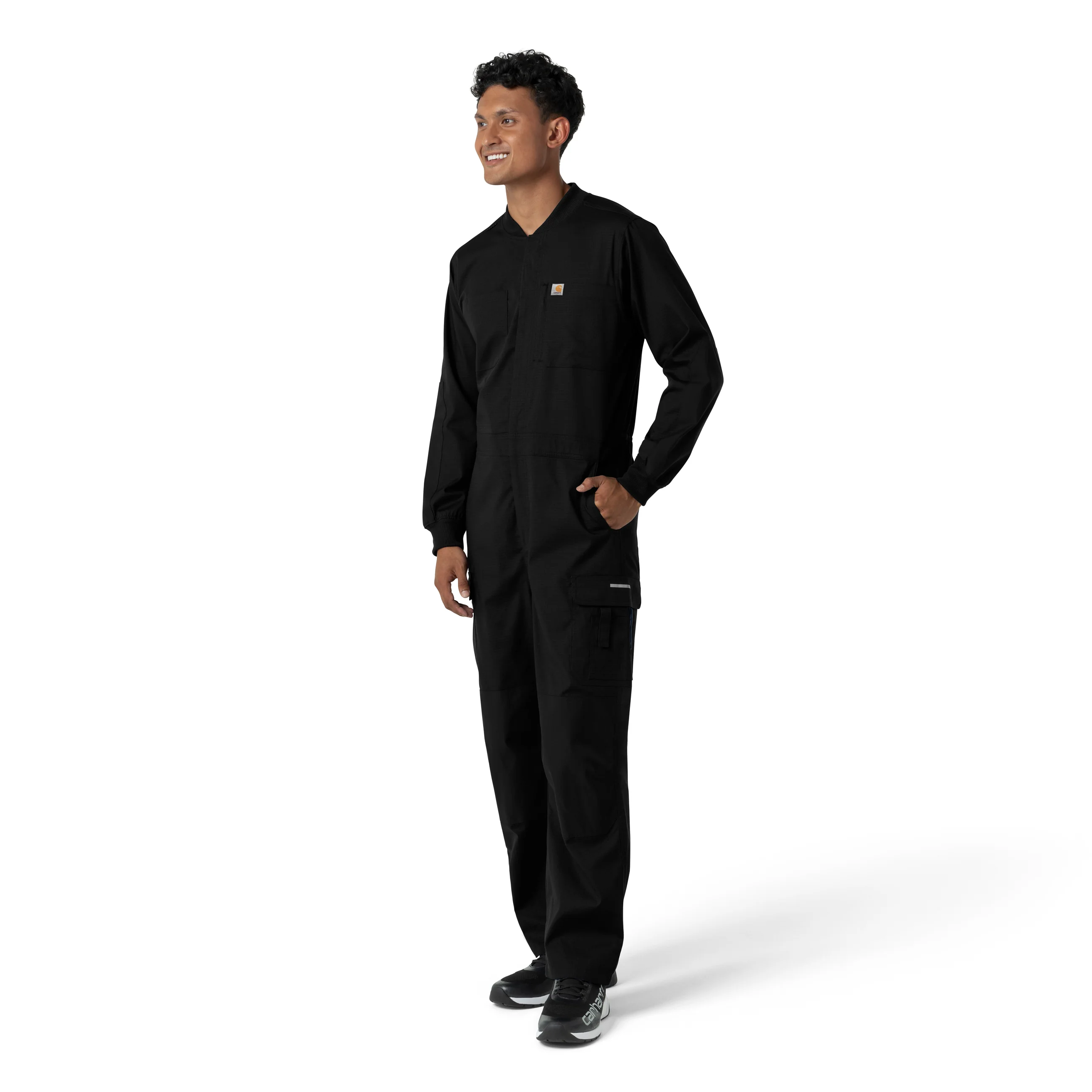 Carhartt Rugged Flex RSCU Men's Ripstop Coverall - Black - Image 3