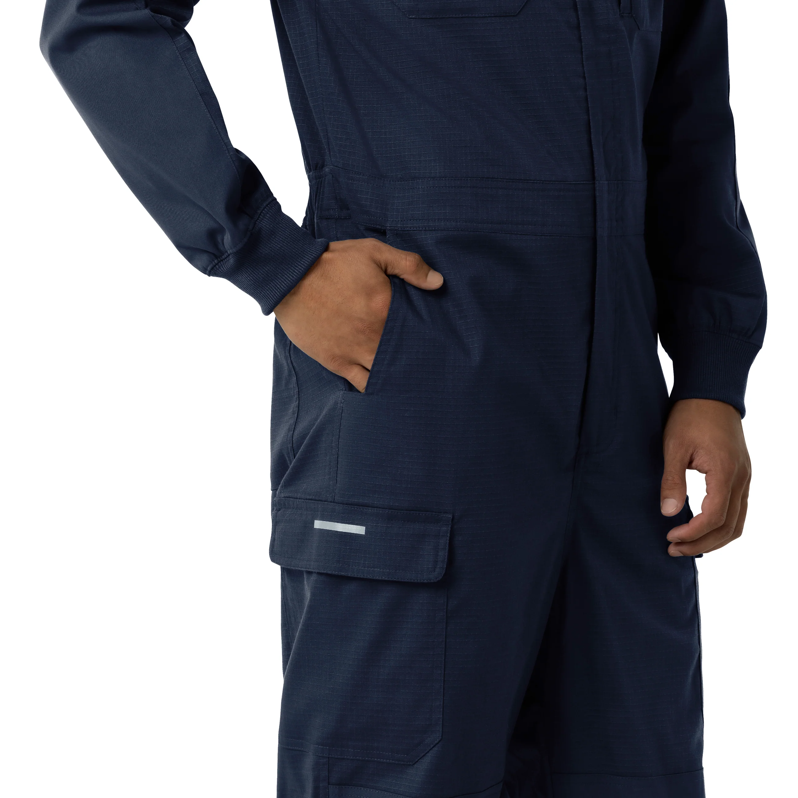 Carhartt Rugged Flex RSCU Men's Ripstop Coverall - Dark Navy - Image 11
