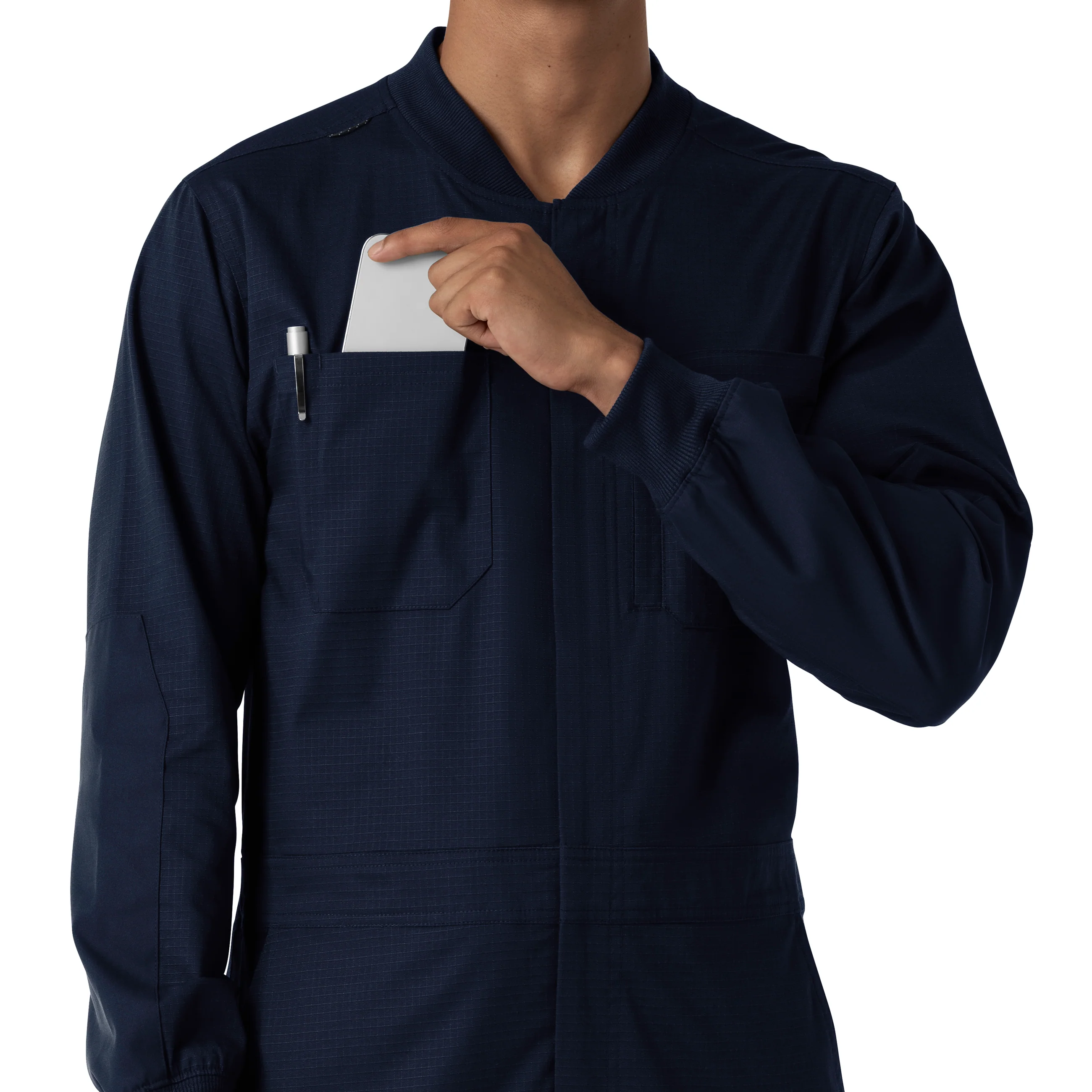 Carhartt Rugged Flex RSCU Men's Ripstop Coverall - Dark Navy - Image 7