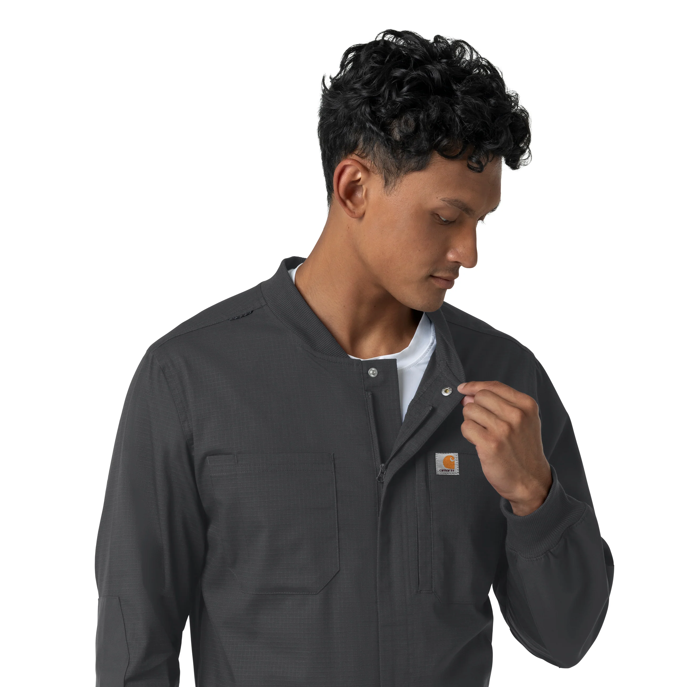 Carhartt Rugged Flex RSCU Men's Ripstop Coverall - Pewter - Image 6
