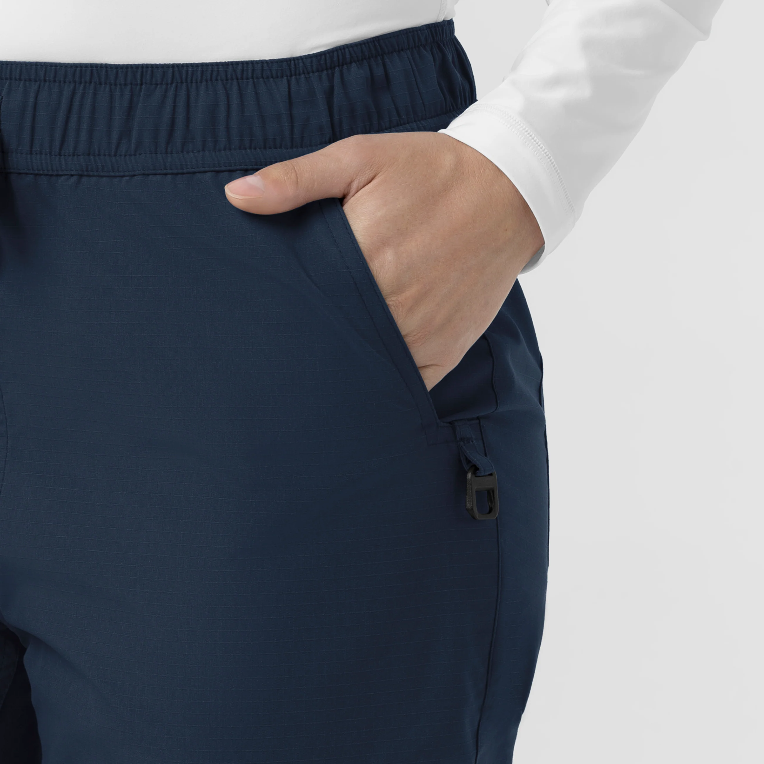 Carhartt Rugged Flex FLD Women's Ripstop Jogger Scrub Pant - Navy - Image 8