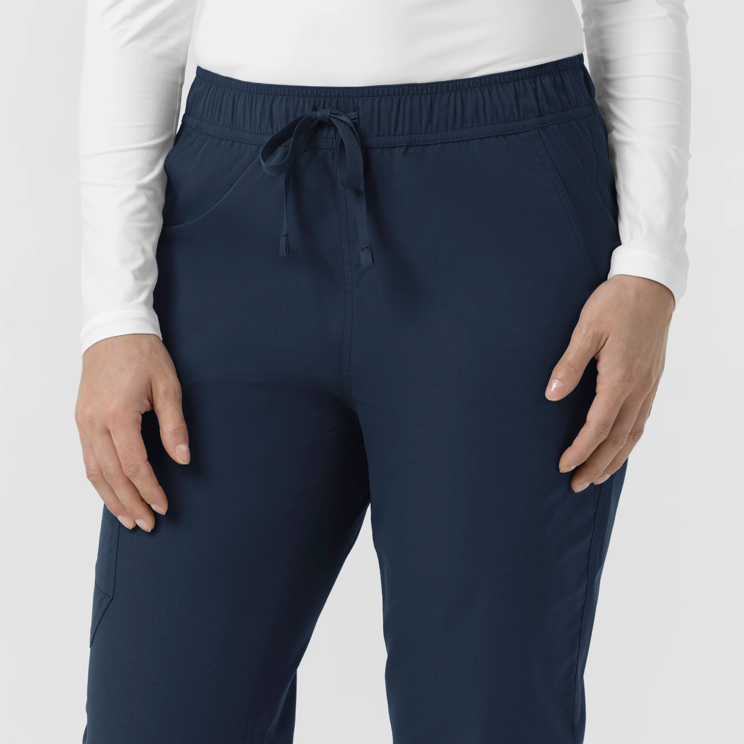 Carhartt Rugged Flex FLD Women's Ripstop Jogger Scrub Pant - Navy - Image 9