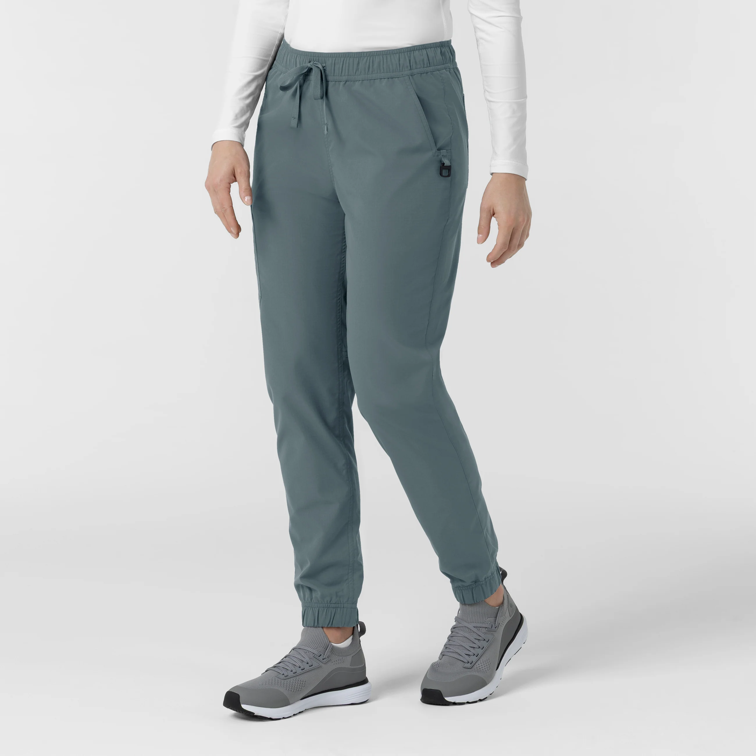 Carhartt Rugged Flex FLD Women's Ripstop Jogger Scrub Pant - Rolling Thunder - Image 4