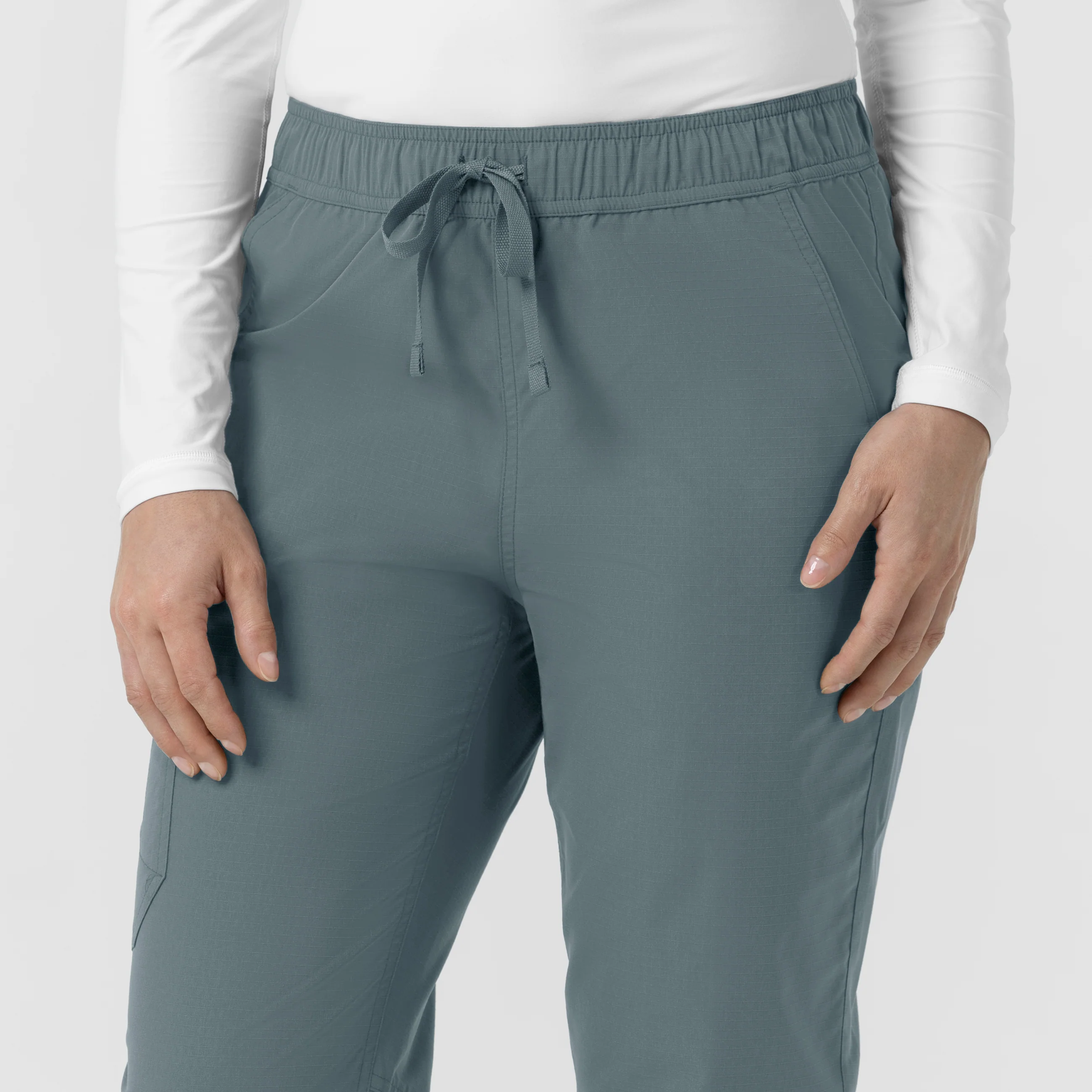 Carhartt Rugged Flex FLD Women's Ripstop Jogger Scrub Pant - Rolling Thunder - Image 9