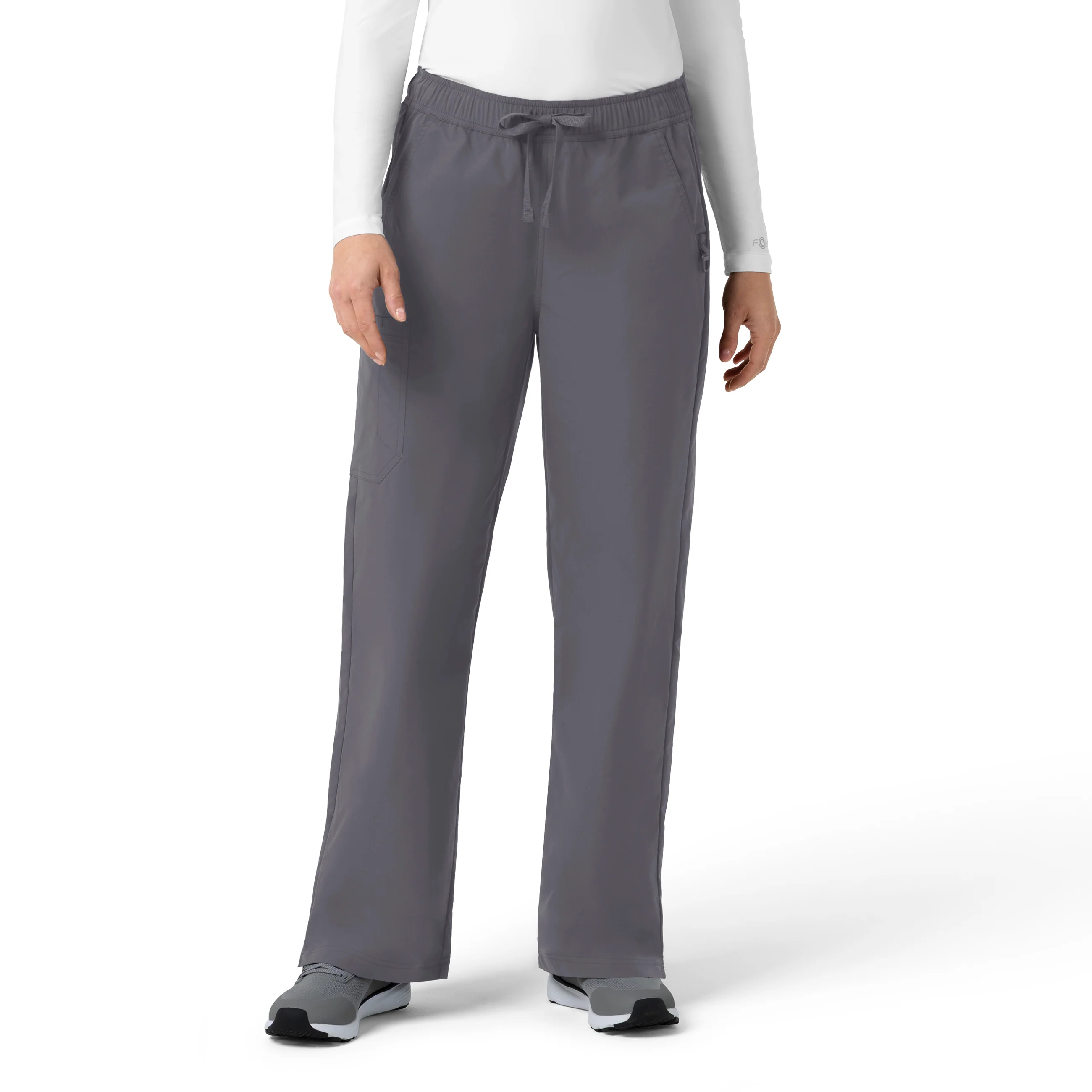 Carhartt Rugged Flex FLD Women's Ripstop Bootcut Cargo Scrub Pant - Pewter