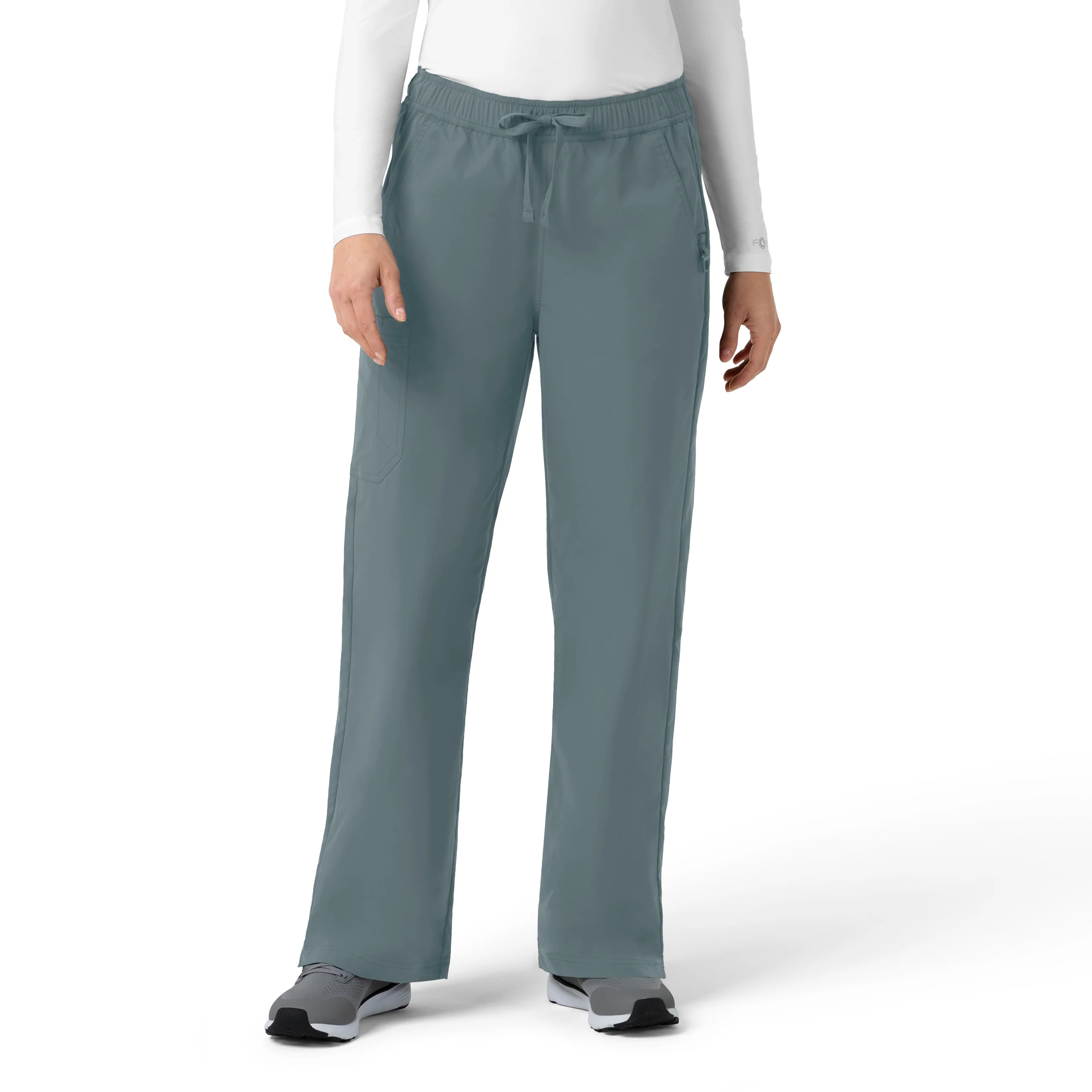 Carhartt Rugged Flex FLD Women's Ripstop Bootcut Cargo Scrub Pant - Rolling Thunder