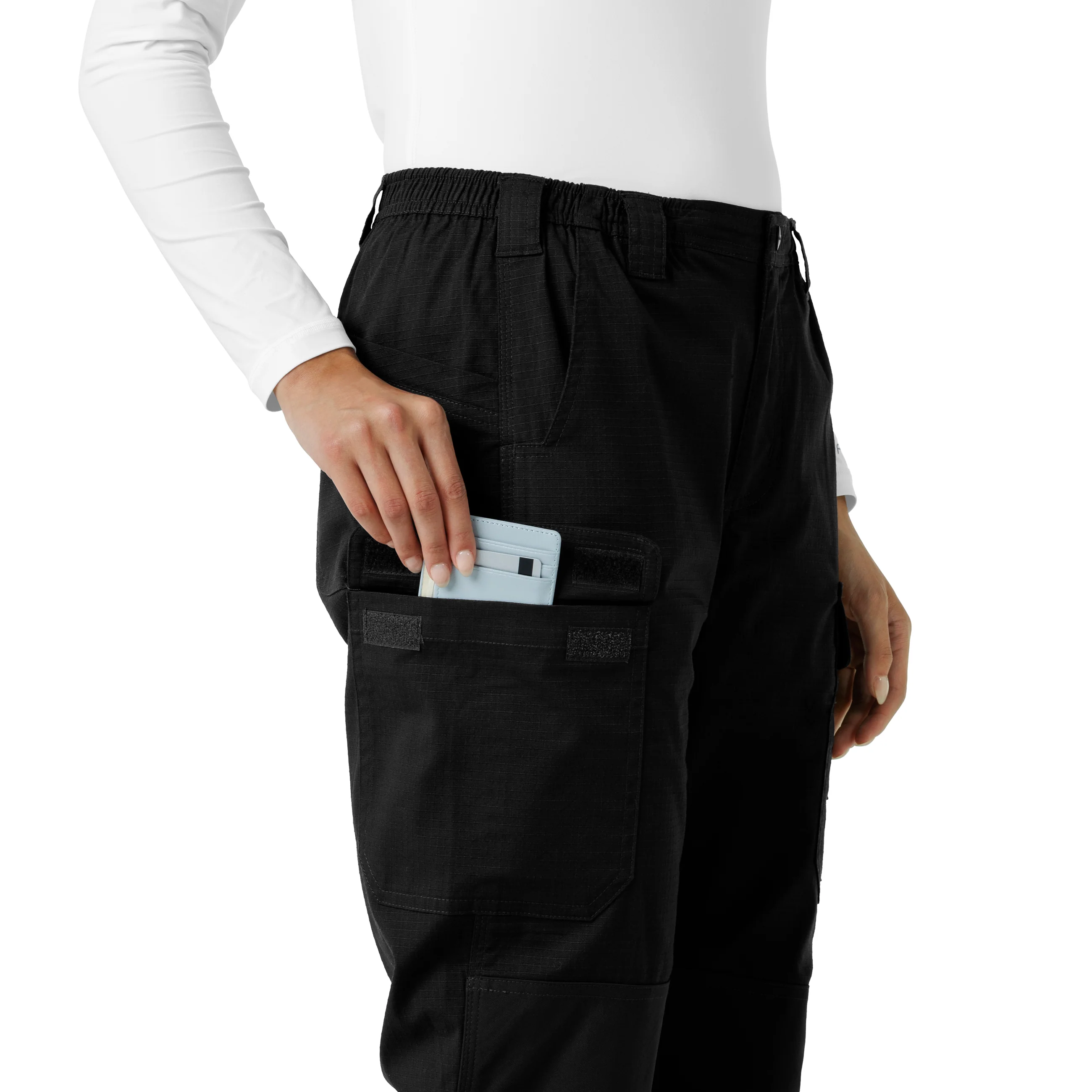 Carhartt Rugged Flex RSCU Women's Ripstop Cargo Pants - Black - Image 8