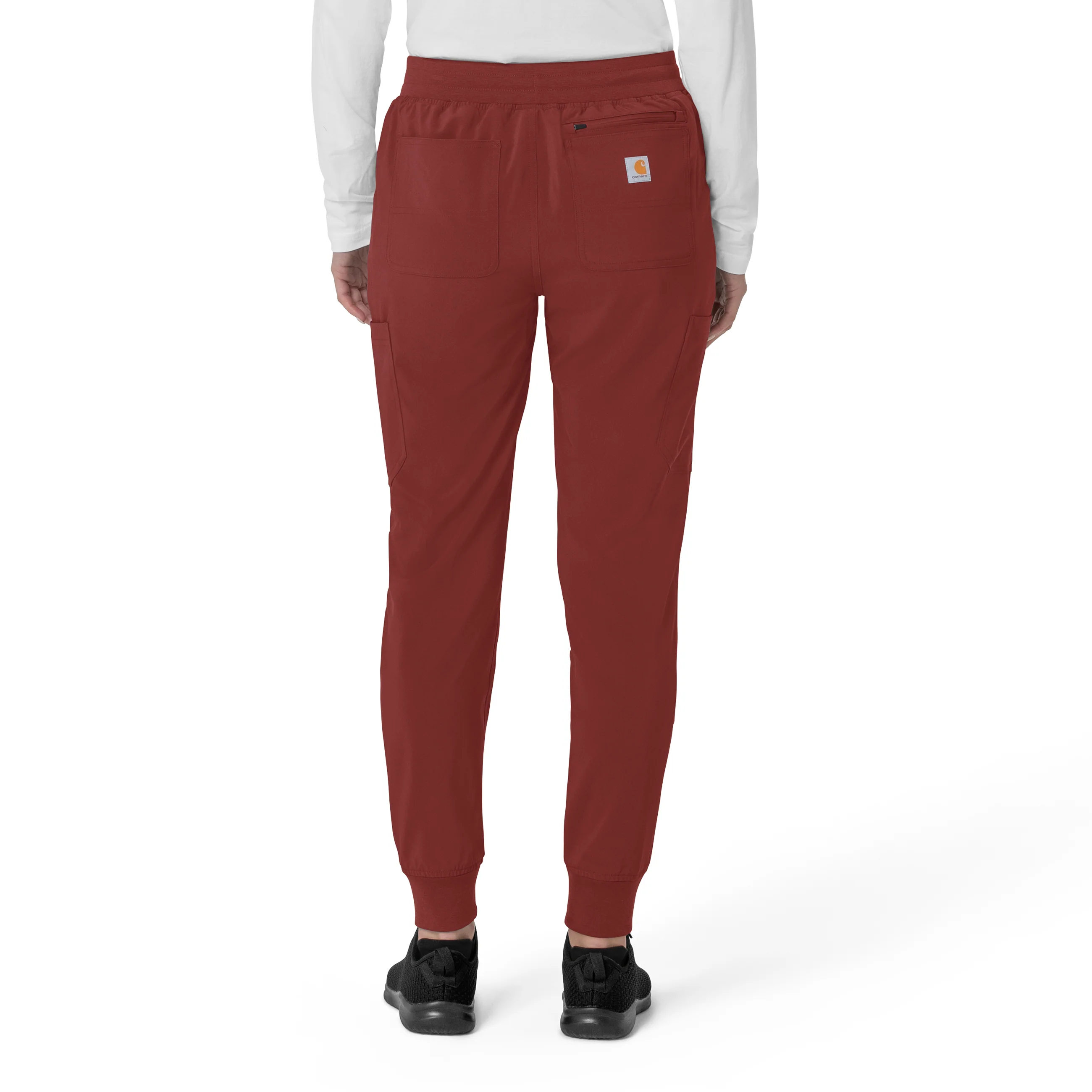 Carhartt Force Cross-Flex Women's Cargo Jogger Scrub Pant - Amber Terrain - Image 2