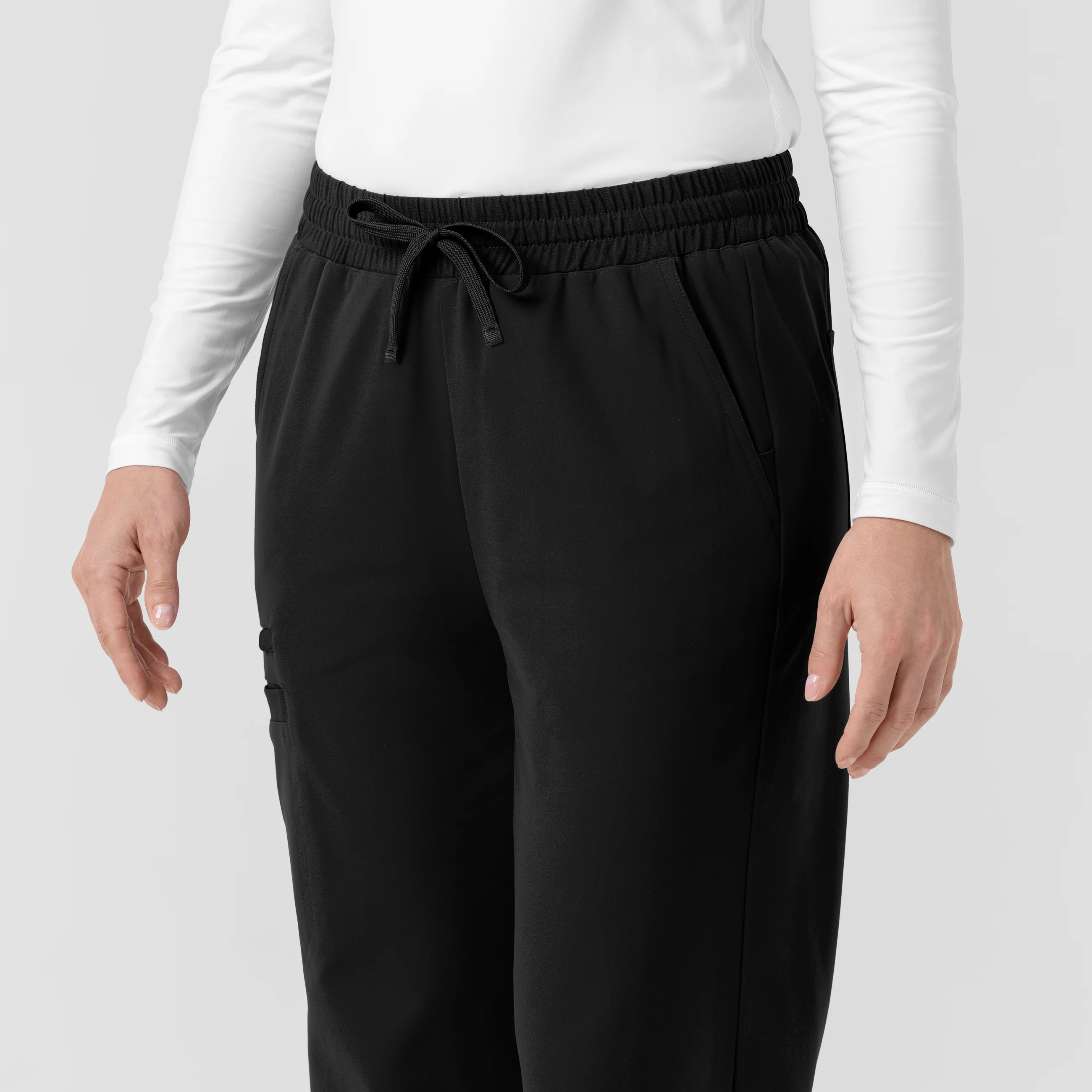 Carhartt Force Cross-Flex Knit Women's Boot Cut Scrub Pant - Black - Image 7
