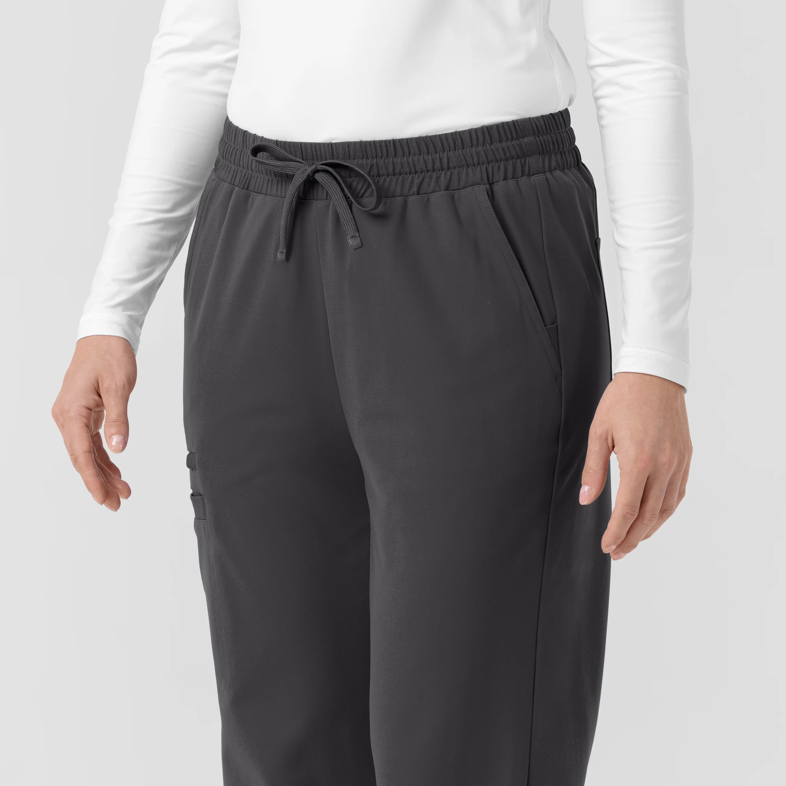 Carhartt Force Cross-Flex Knit Women's Boot Cut Scrub Pant - Pewter - Image 7
