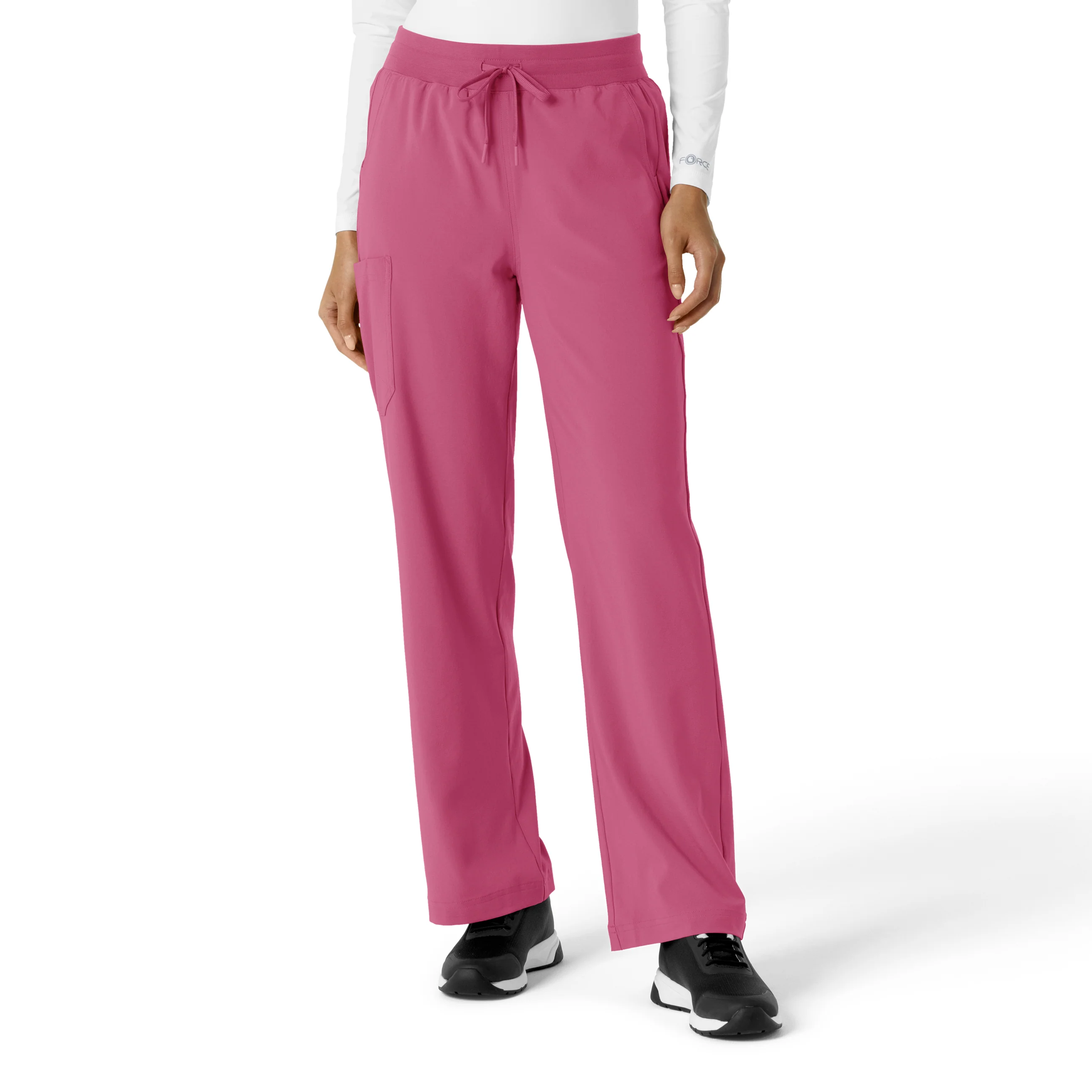 Carhartt Force Cross-Flex Women's Boot Cut Scrub Pant - Electric Fuschia