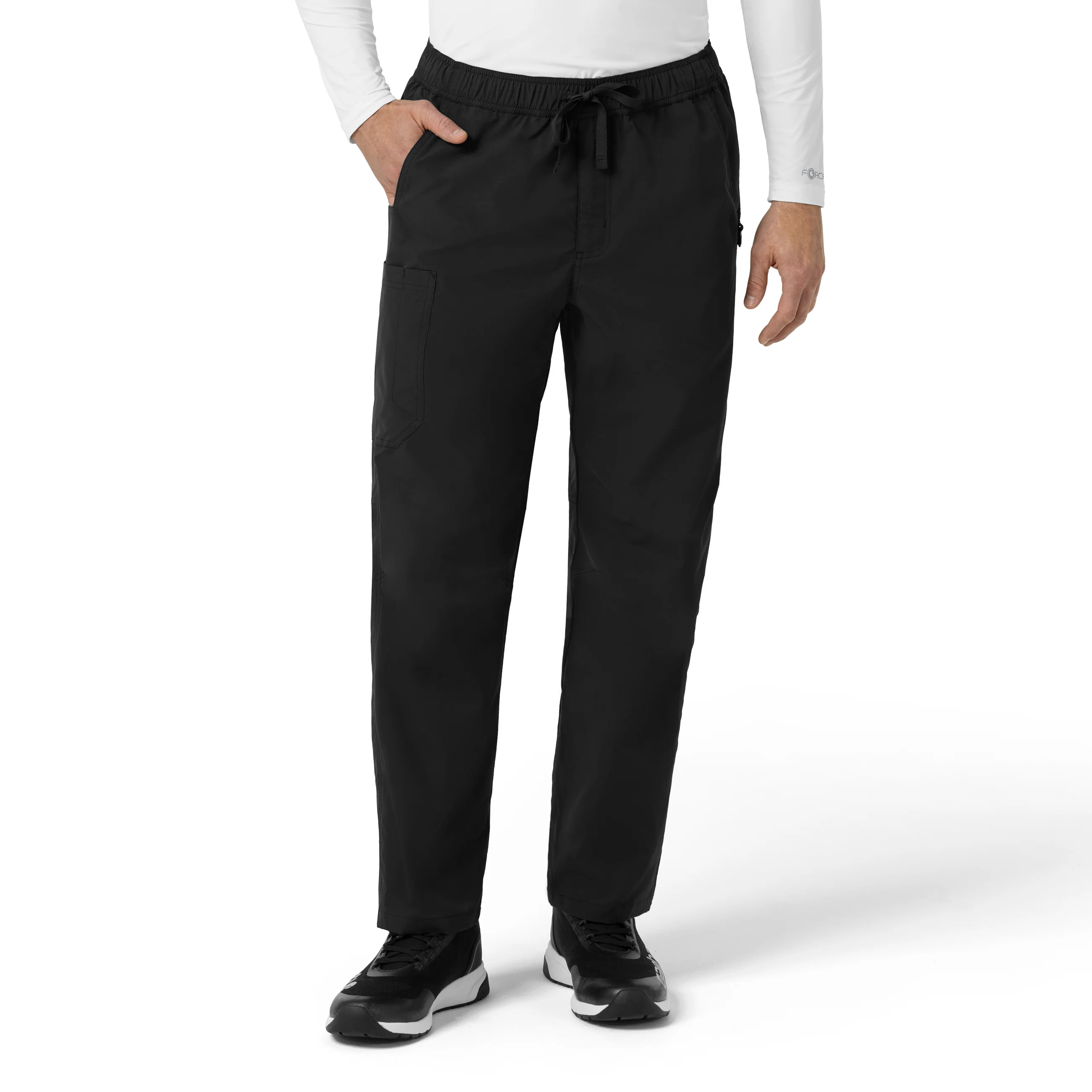 Carhartt Rugged Flex FLD Men's Ripstop Straight Leg Cargo Scrub Pant - Black