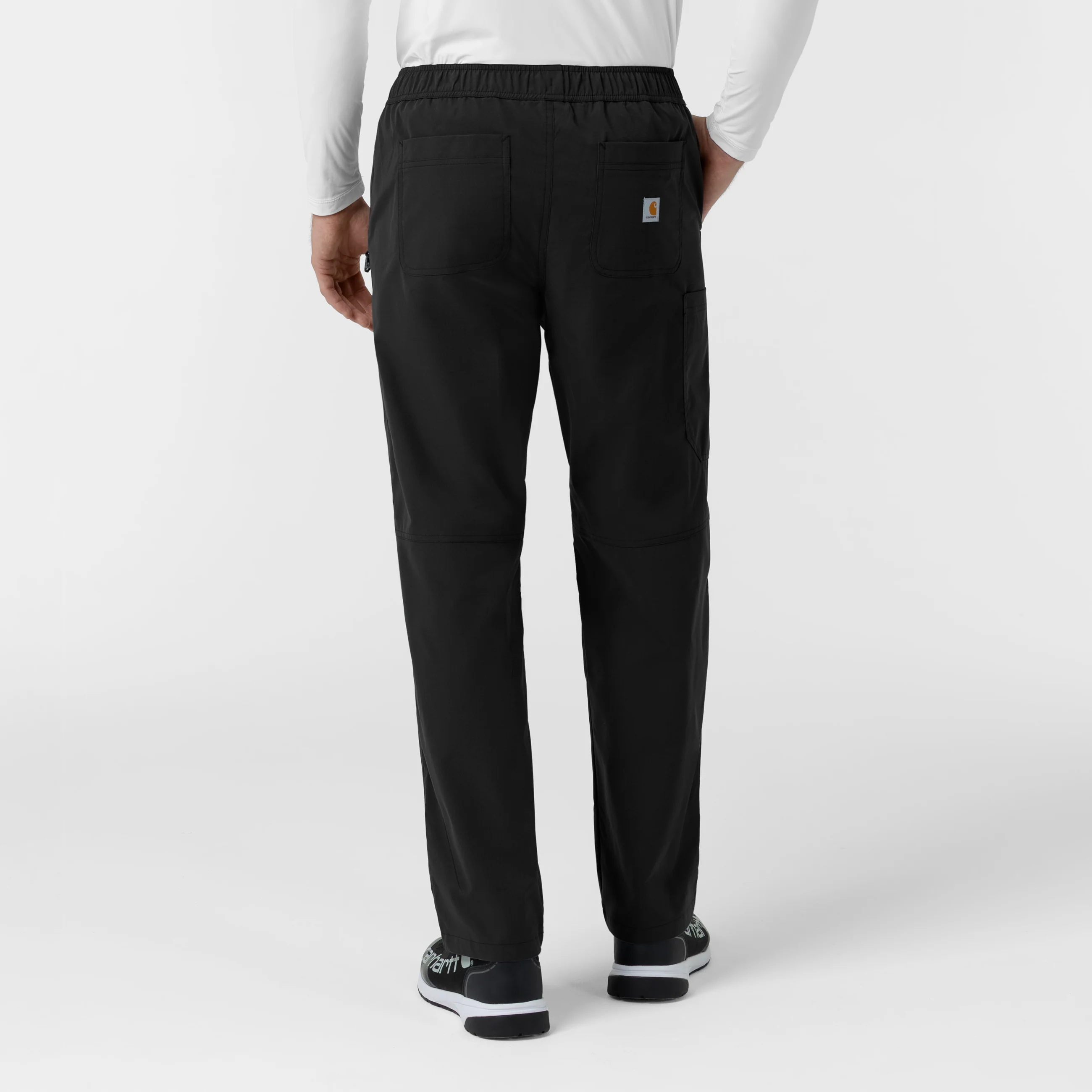 Carhartt Rugged Flex FLD Men's Ripstop Straight Leg Cargo Scrub Pant - Black - Image 2