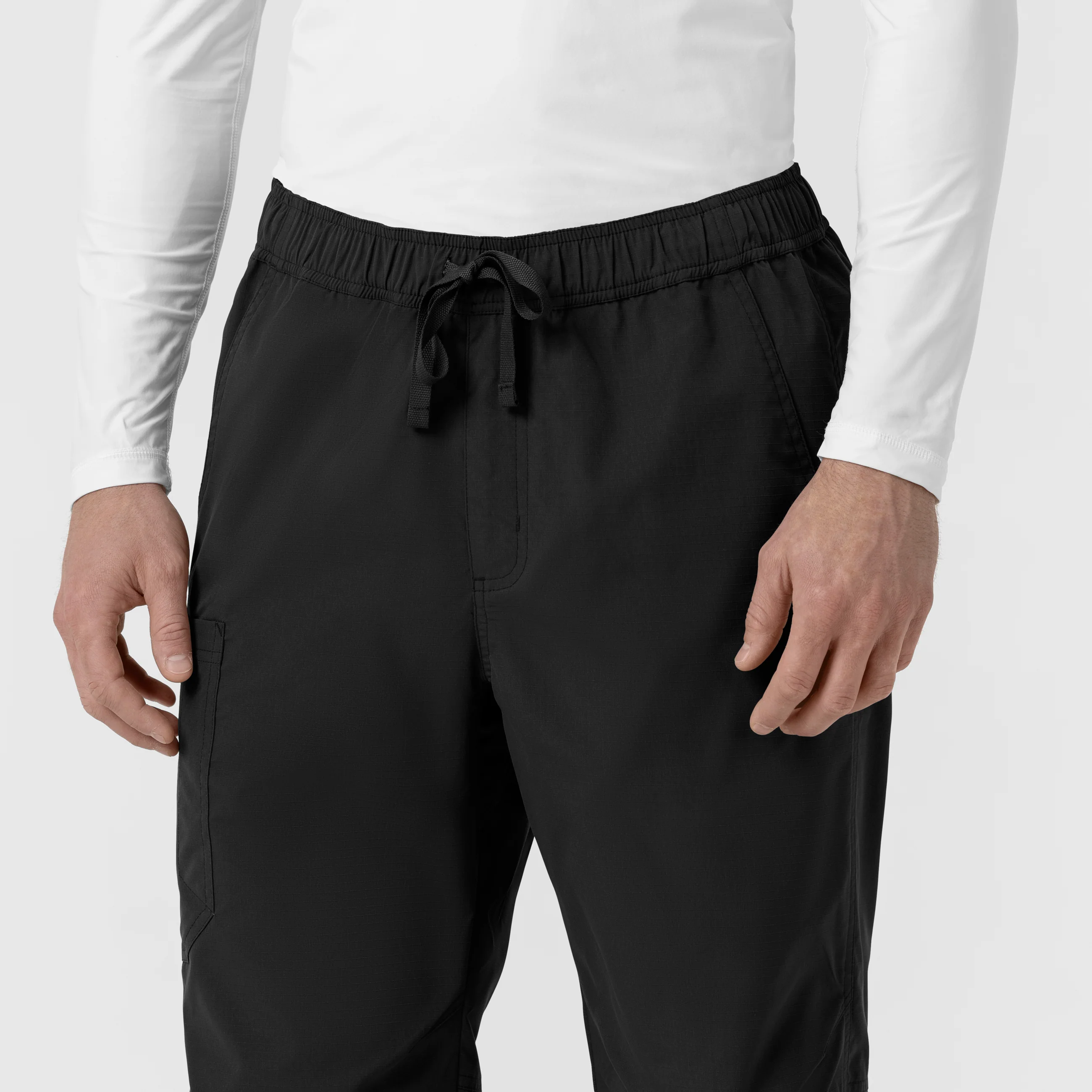 Carhartt Rugged Flex FLD Men's Ripstop Straight Leg Cargo Scrub Pant - Black - Image 8