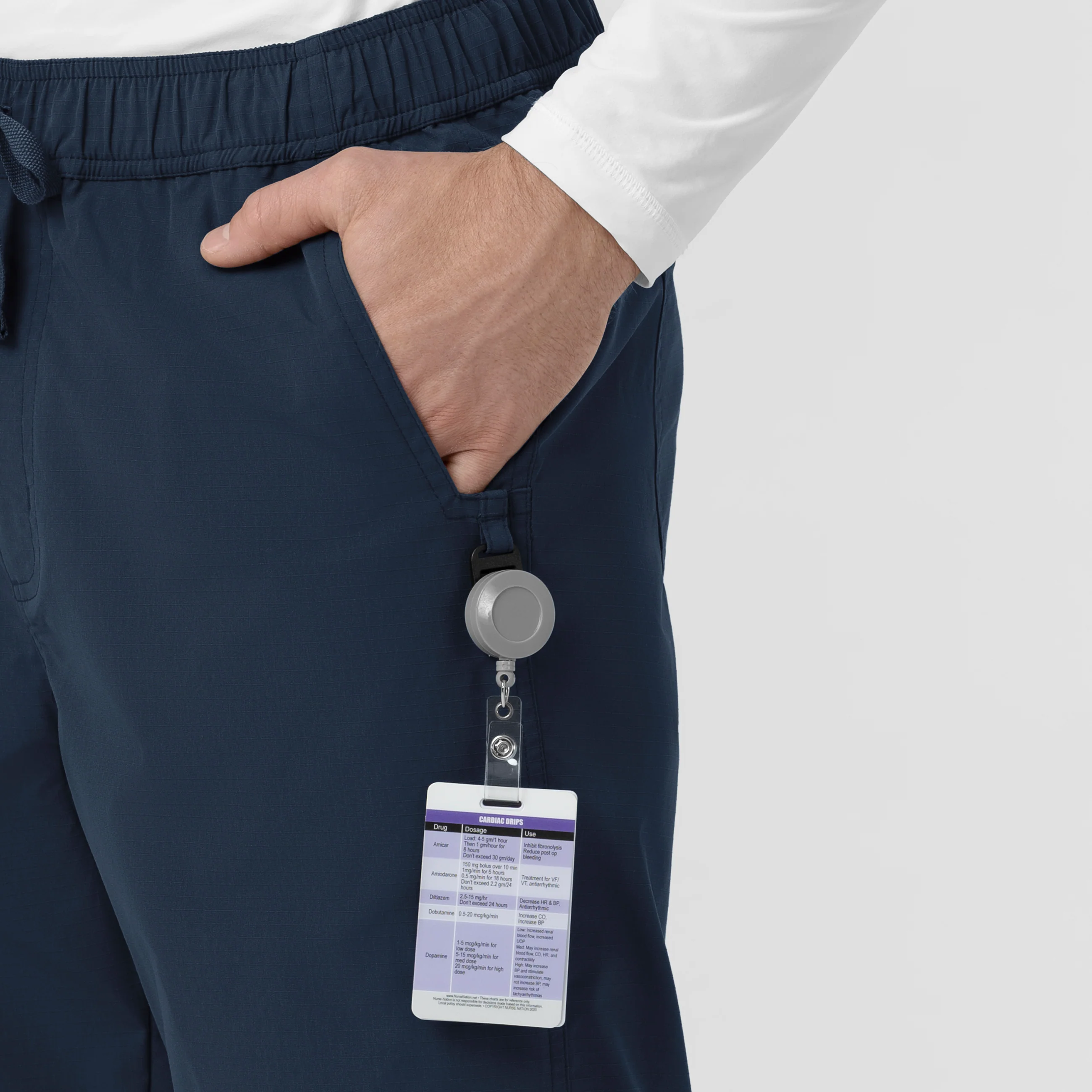 Carhartt Rugged Flex FLD Men's Ripstop Straight Leg Cargo Scrub Pant - Navy - Image 7