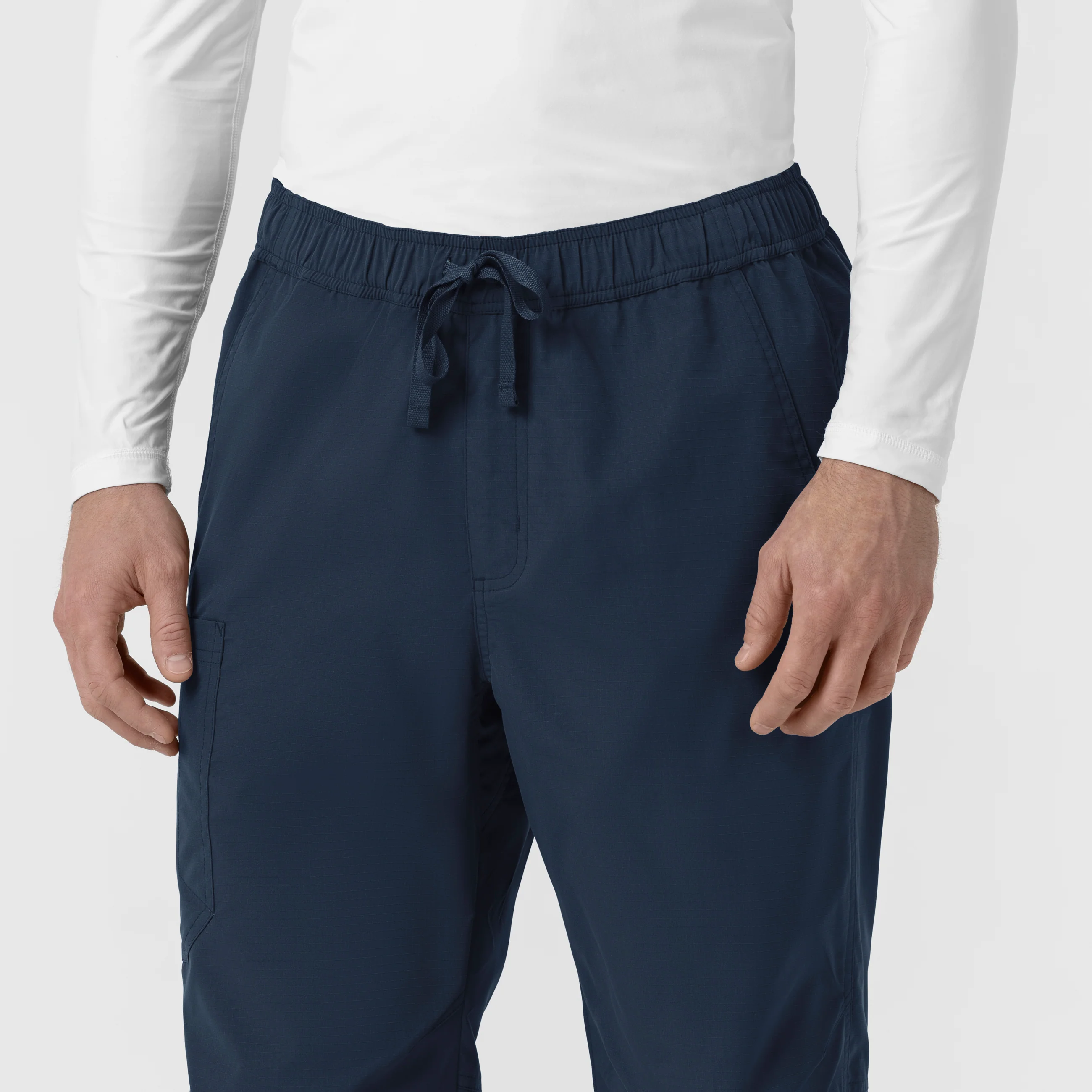 Carhartt Rugged Flex FLD Men's Ripstop Straight Leg Cargo Scrub Pant - Navy - Image 8