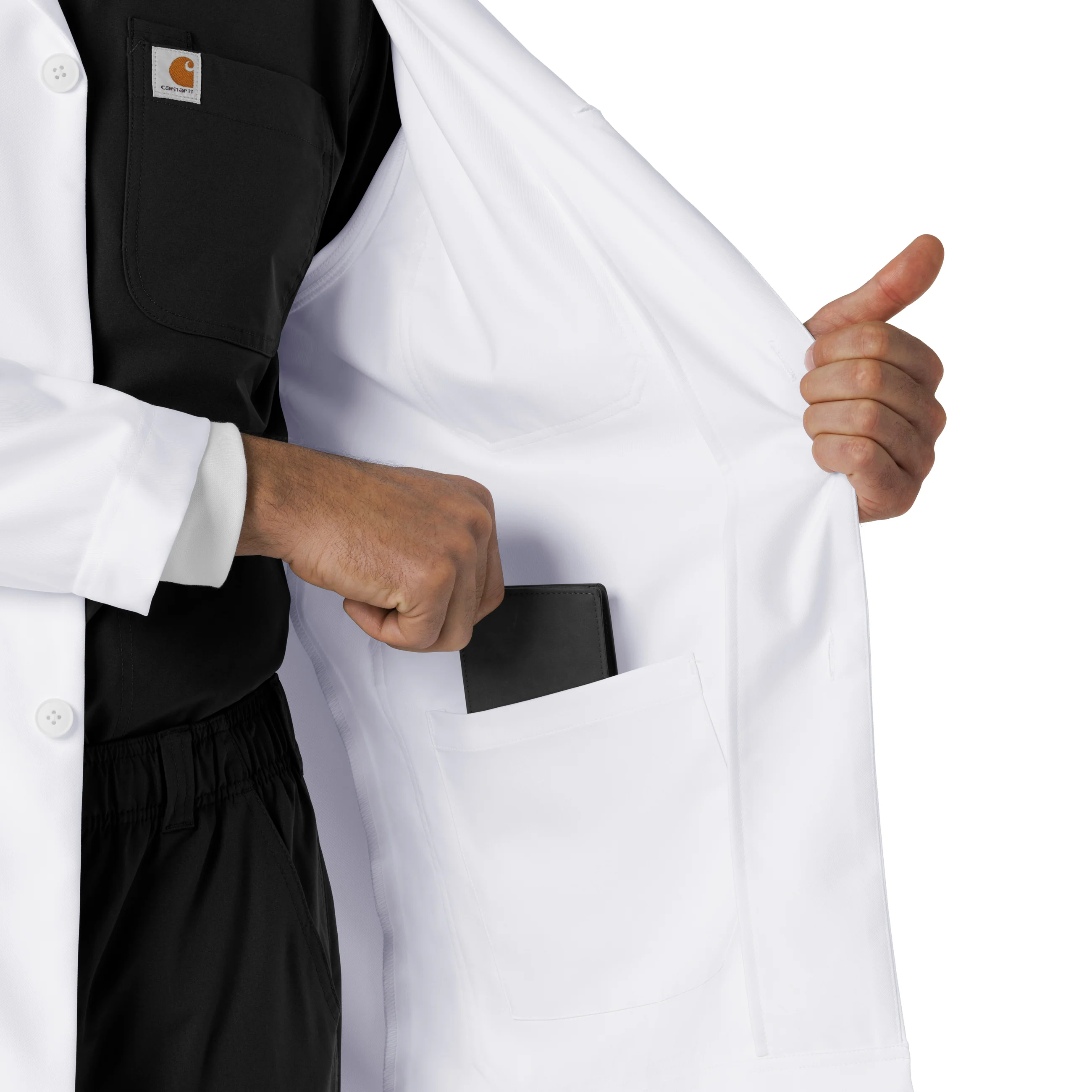 Carhartt Men's Consultation Lab Coat - White - Image 12