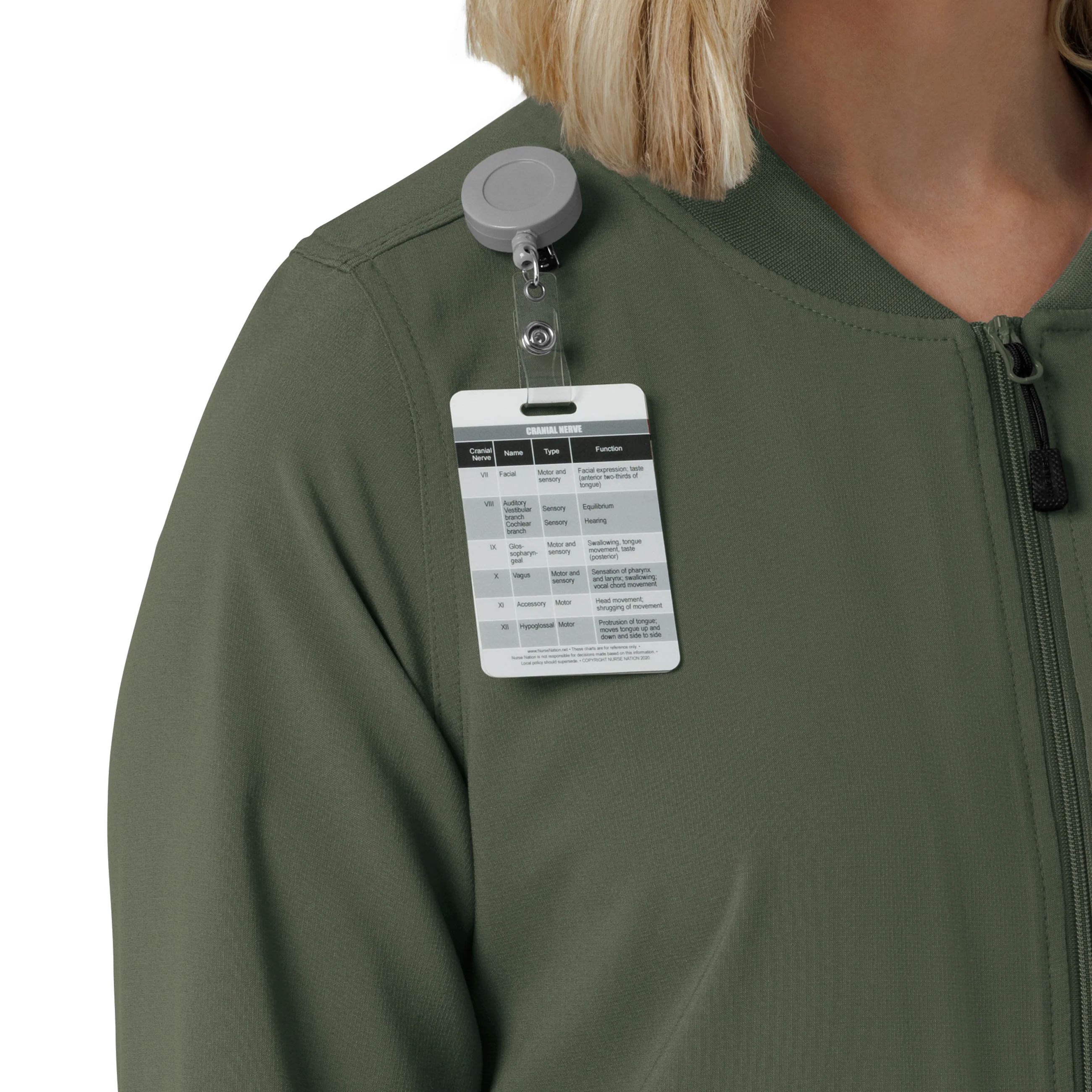 Carhartt Force Cross-Flex Women's Lightweight Scrub Jacket - Olive - Image 6