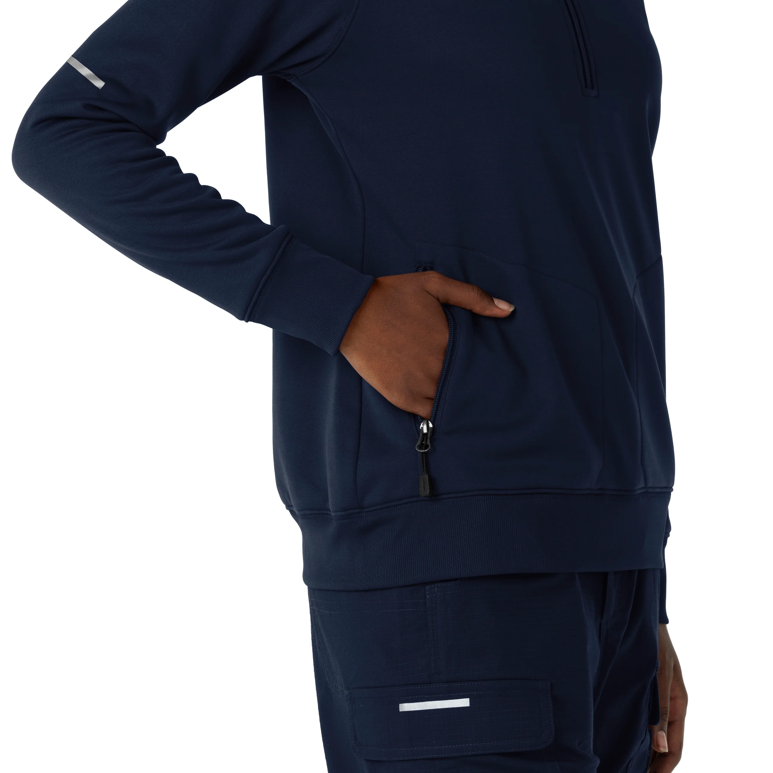 Carhartt Rugged Flex RSCU Women's Half Zip - Dark Navy - Image 9