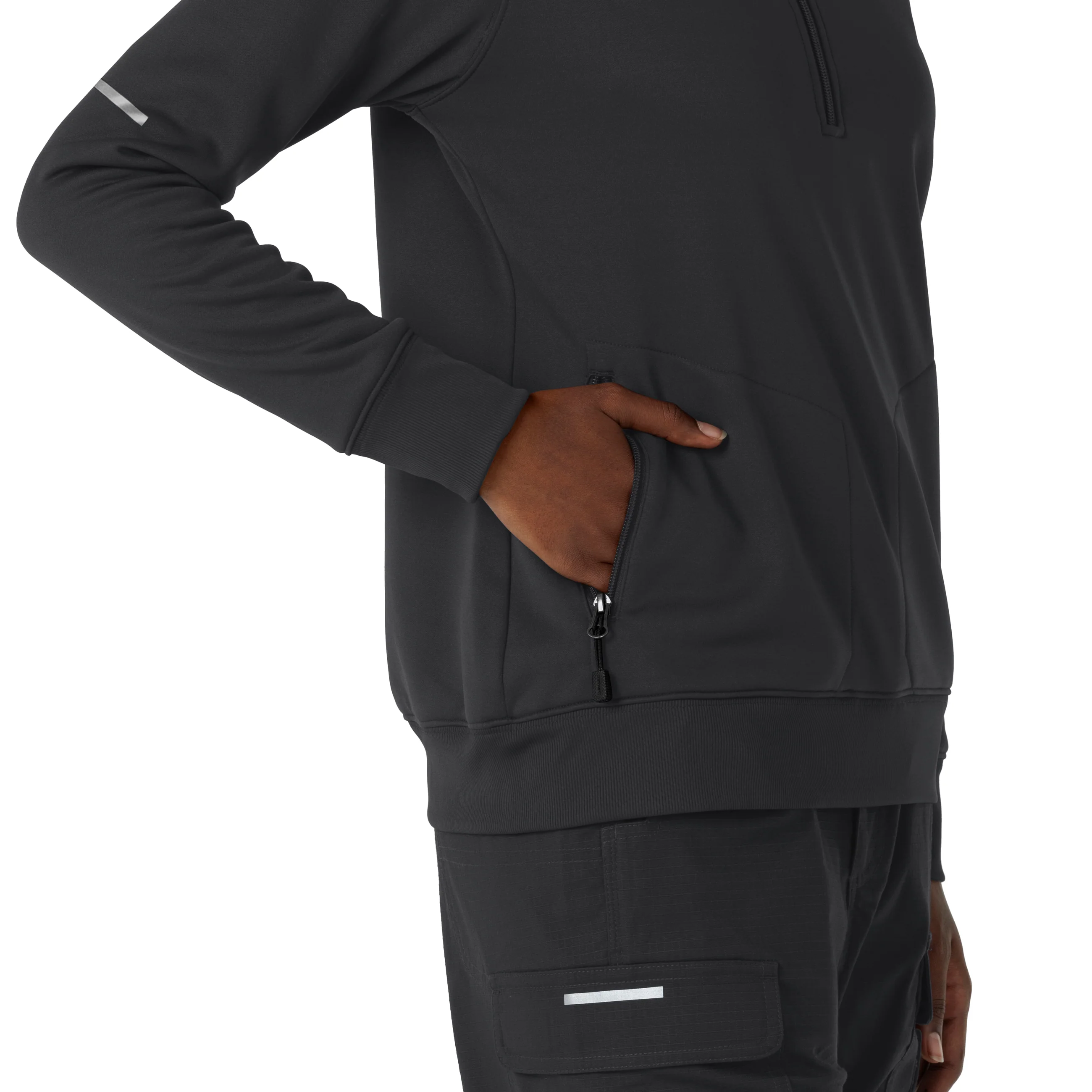 Carhartt Rugged Flex RSCU Women's Half Zip - Pewter - Image 9