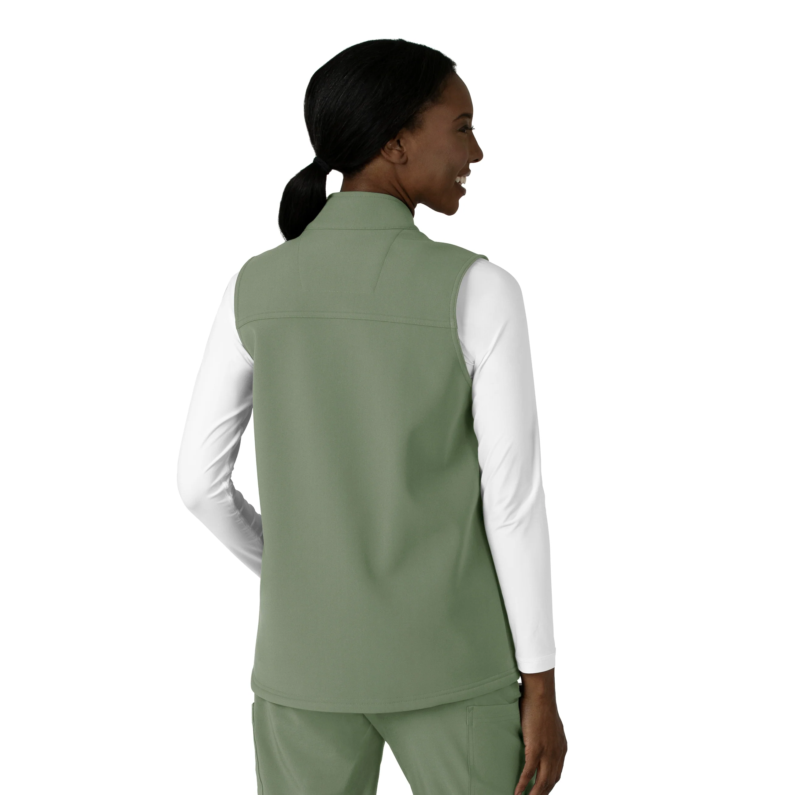 Carhartt Rugged Flex Women's Bonded Fleece Vest - Olive - Image 2